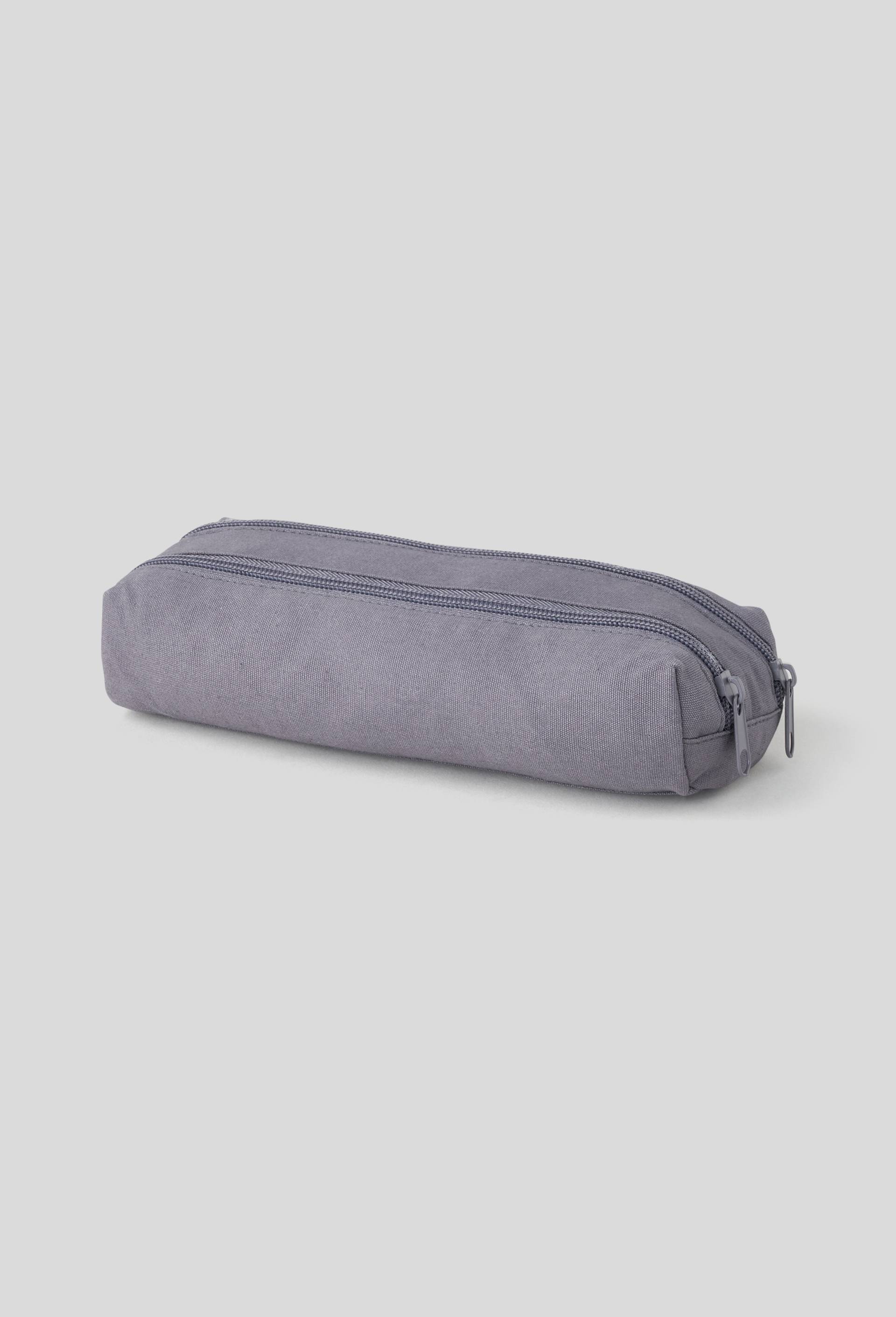 Trousse double compartiment MONOPRIX, Gris foncé, large image number 0.0