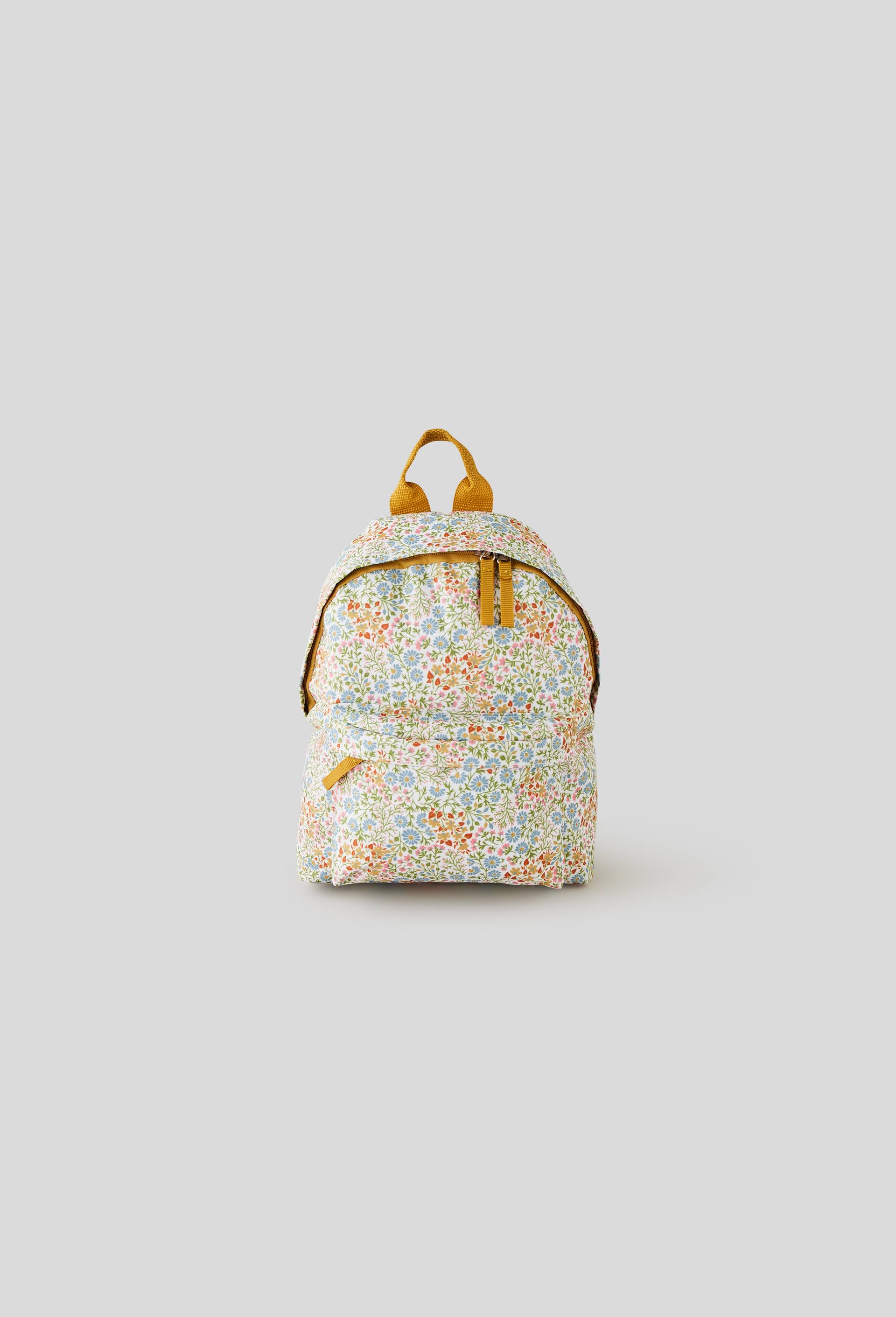 Mini sac à dos fleur, Blanc, large image number 0.0
