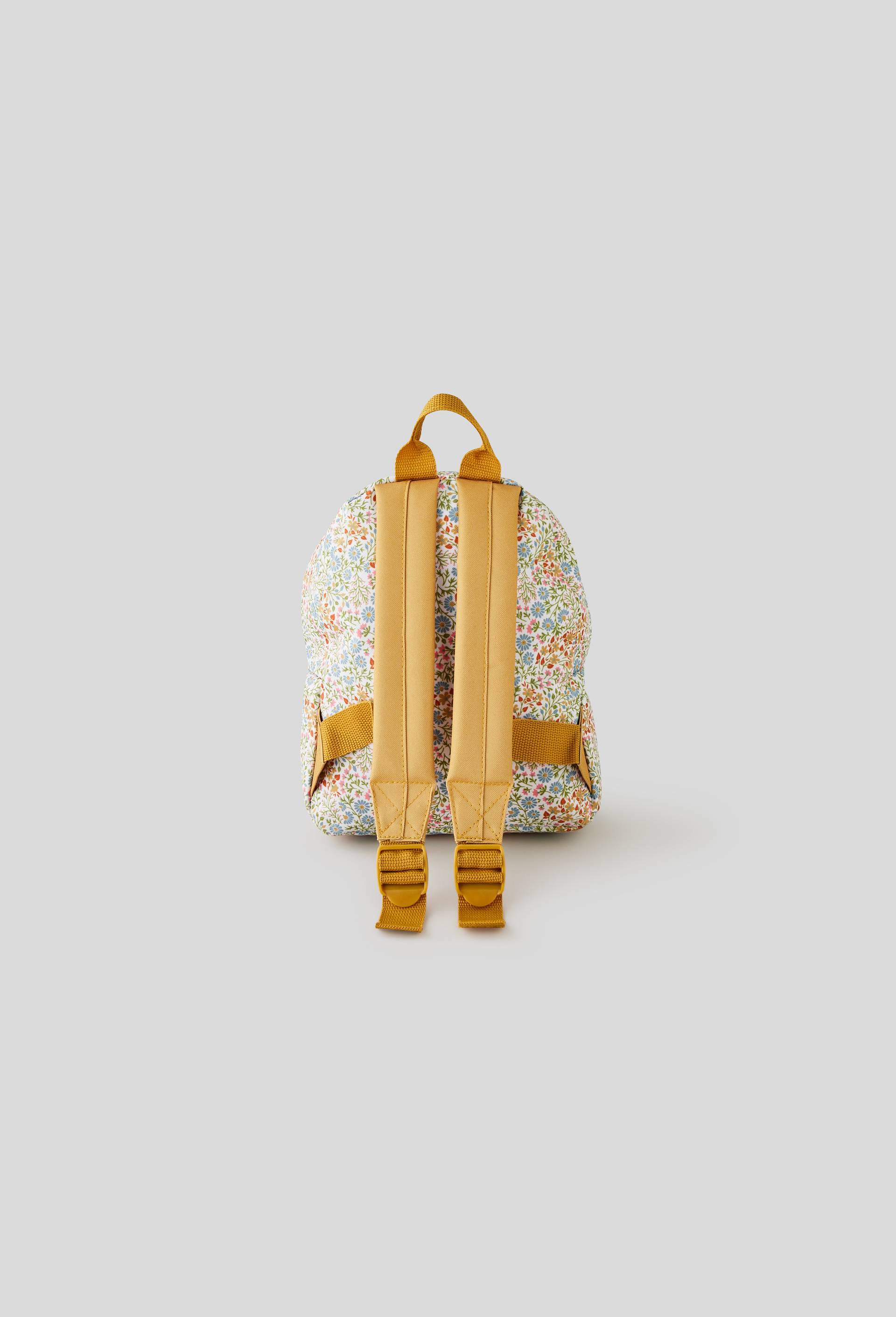 Mini sac à dos fleur, Blanc, large image number 1