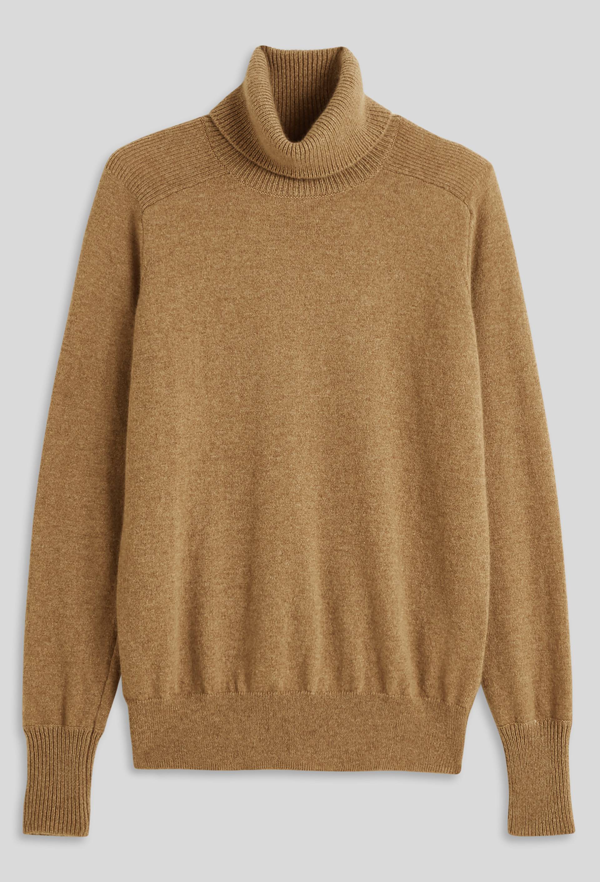 Pull col roulé en cachemire, Beige, large image number 2.0