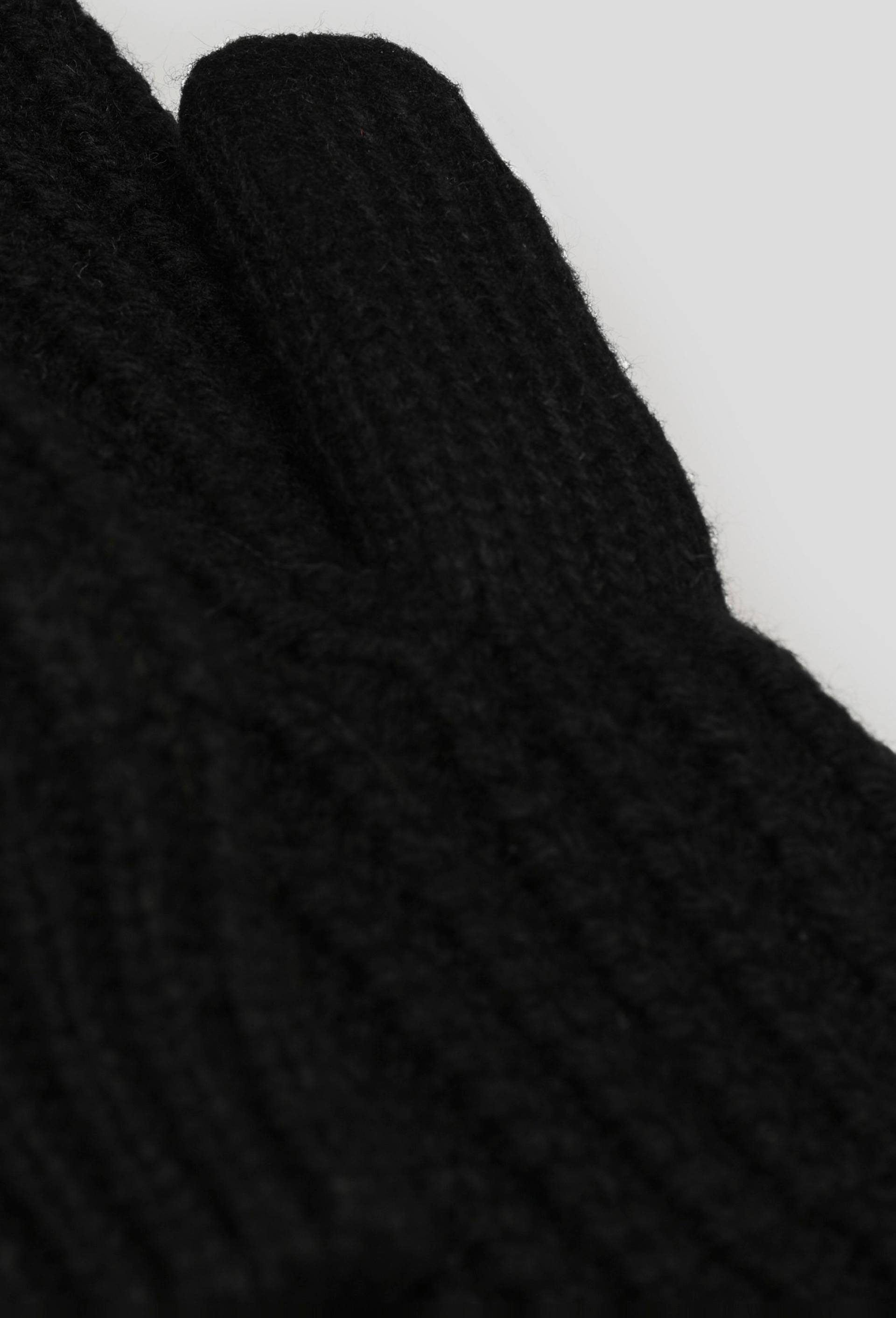 Moufles, contenant de la laine, Noir, large image number 1.0