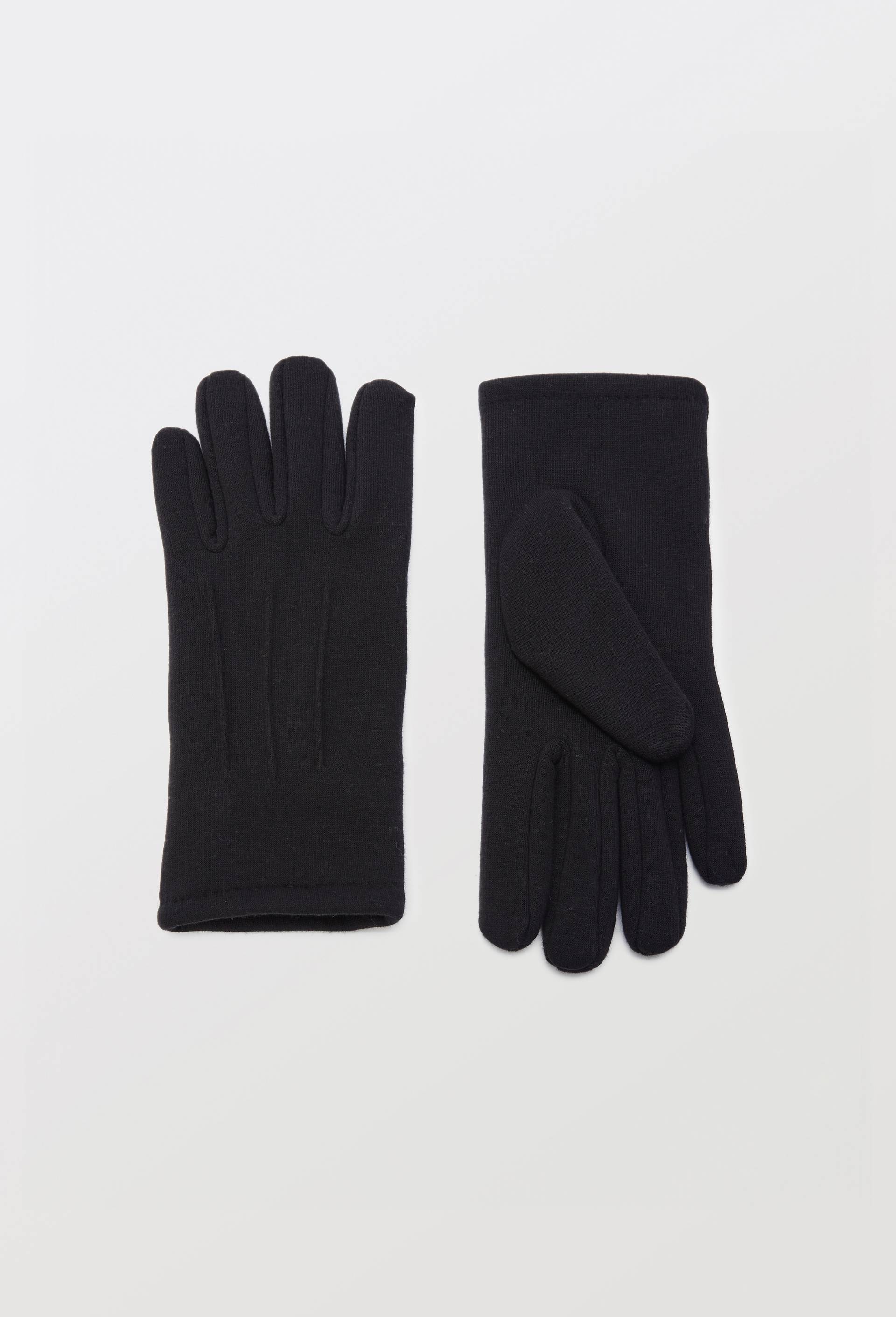 Gants tactiles en jersey, Noir, large image number 0.0