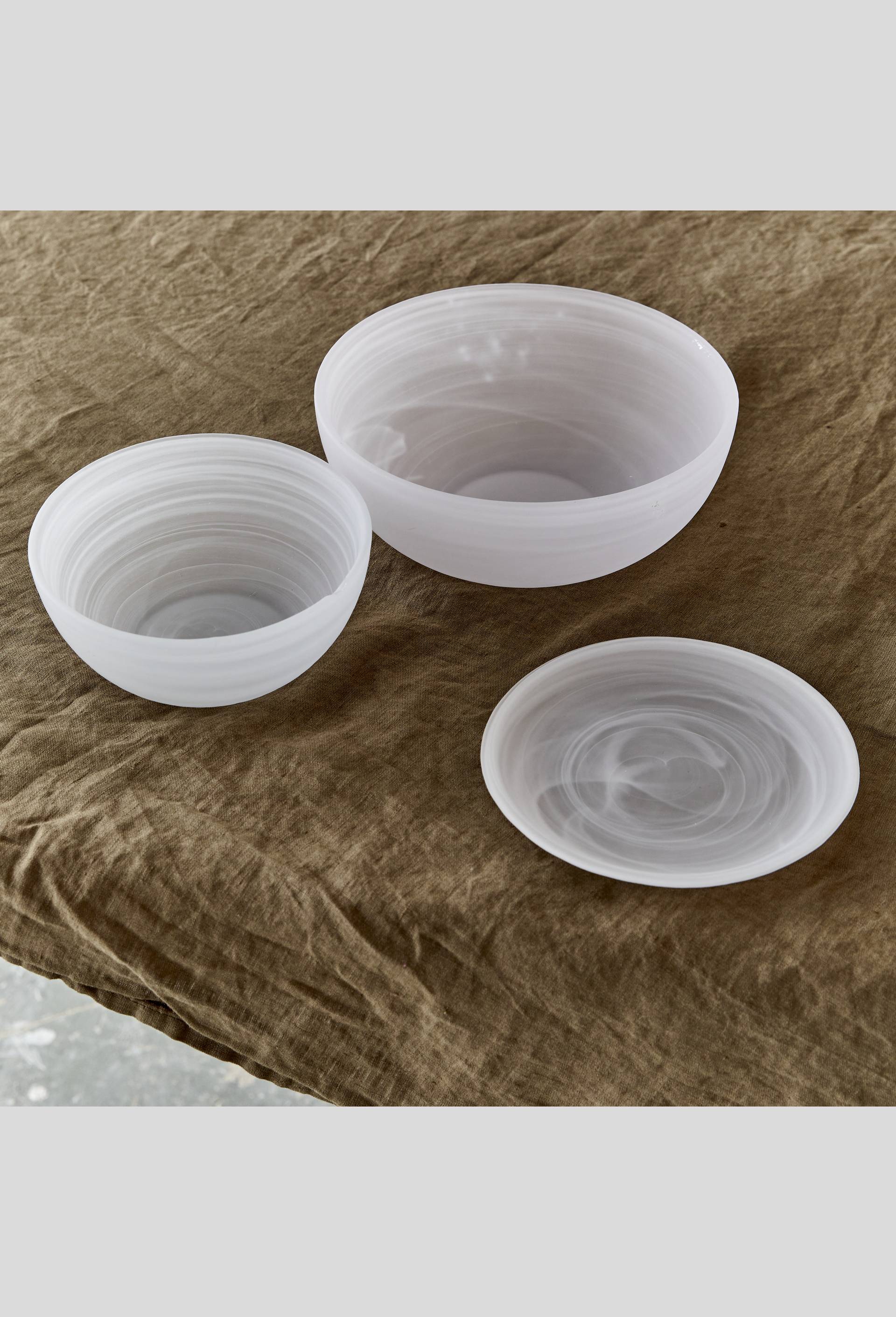 Bol en verre, Blanc, large image number 2.0