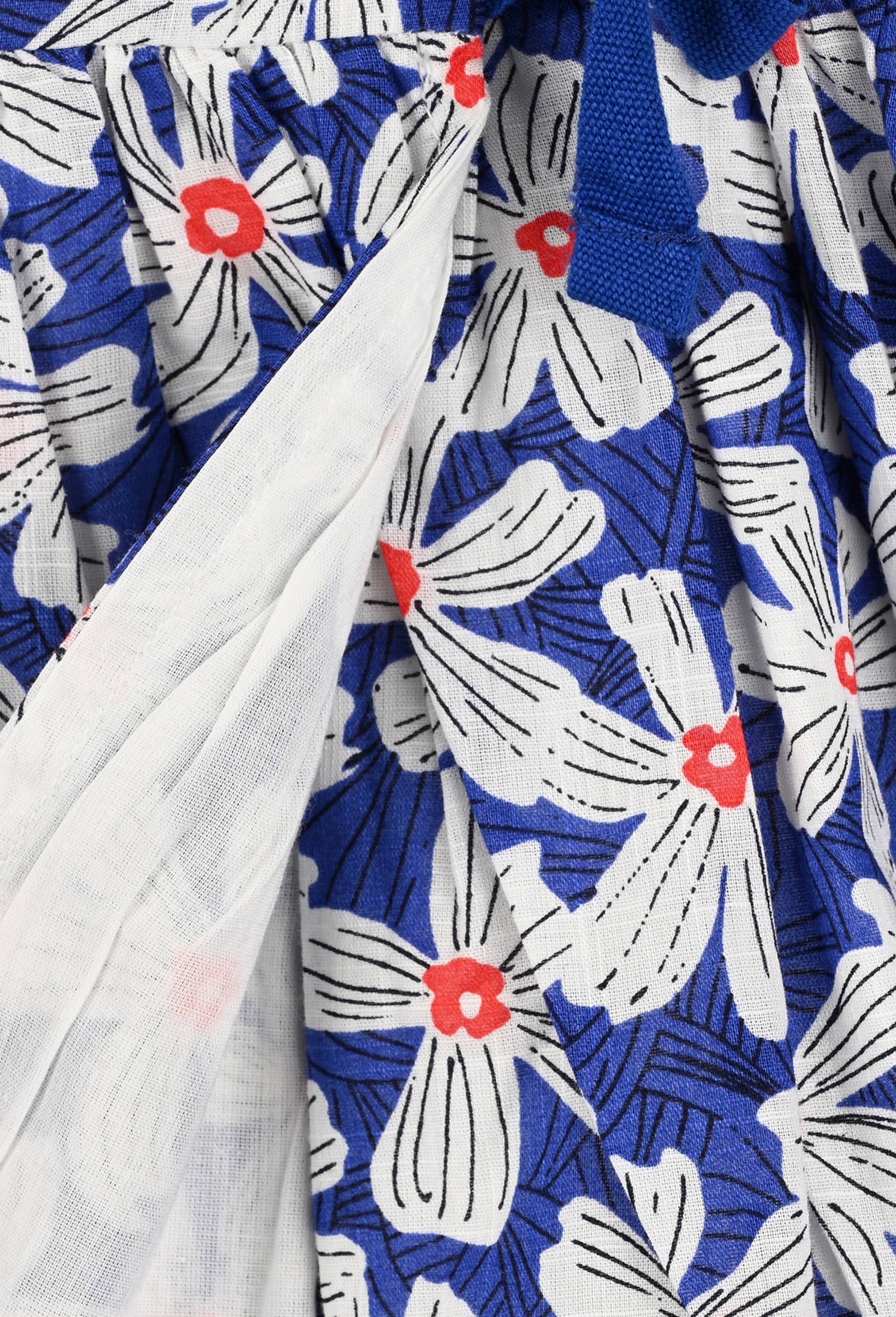 Robe cache coeur imprimé en coton BIO certifiée Oekotex, Bleu, large image number 2