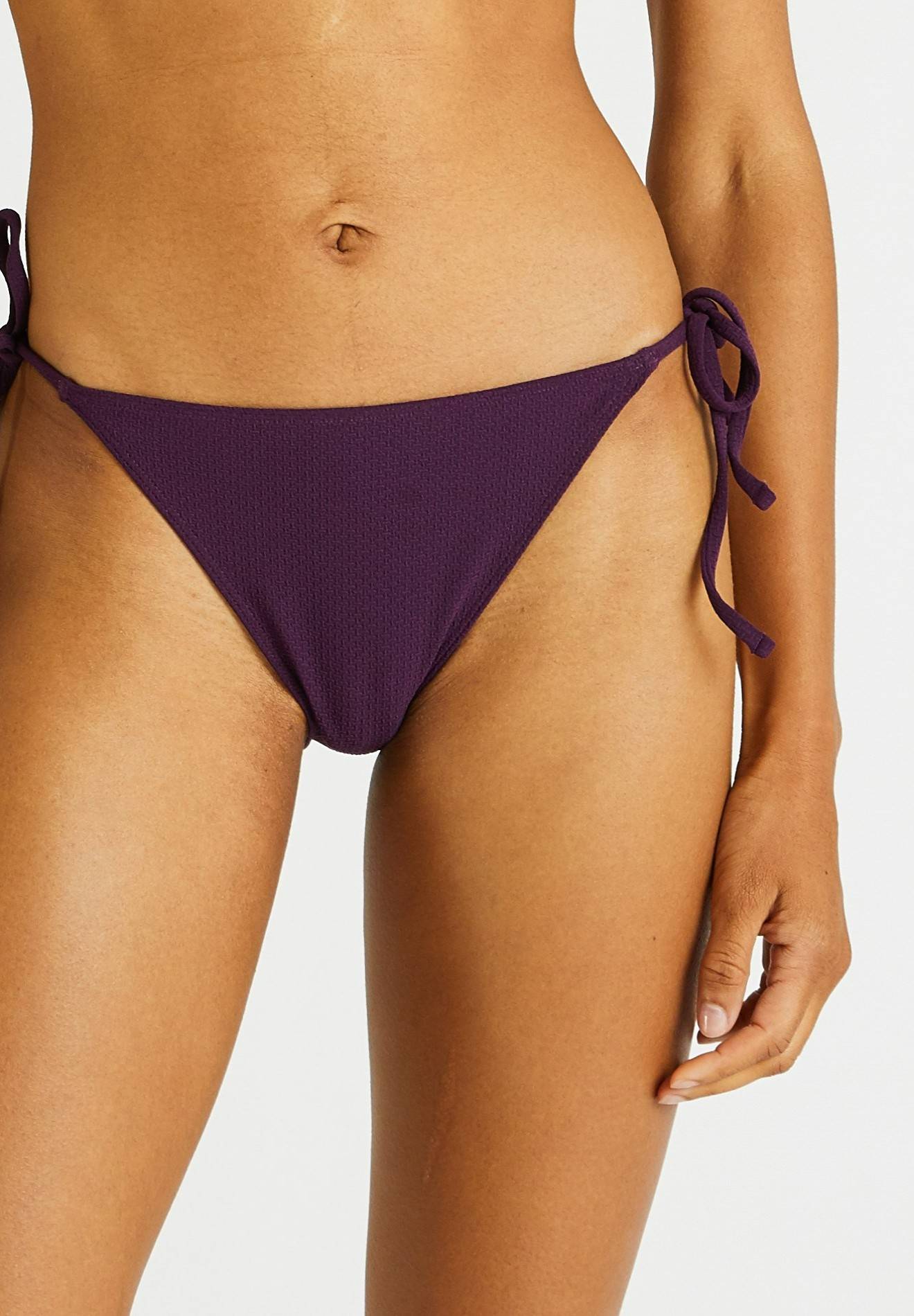 Slip nouette maillot de bain, Oeko-Tex, Violet fonc&eacute;, large image number 3