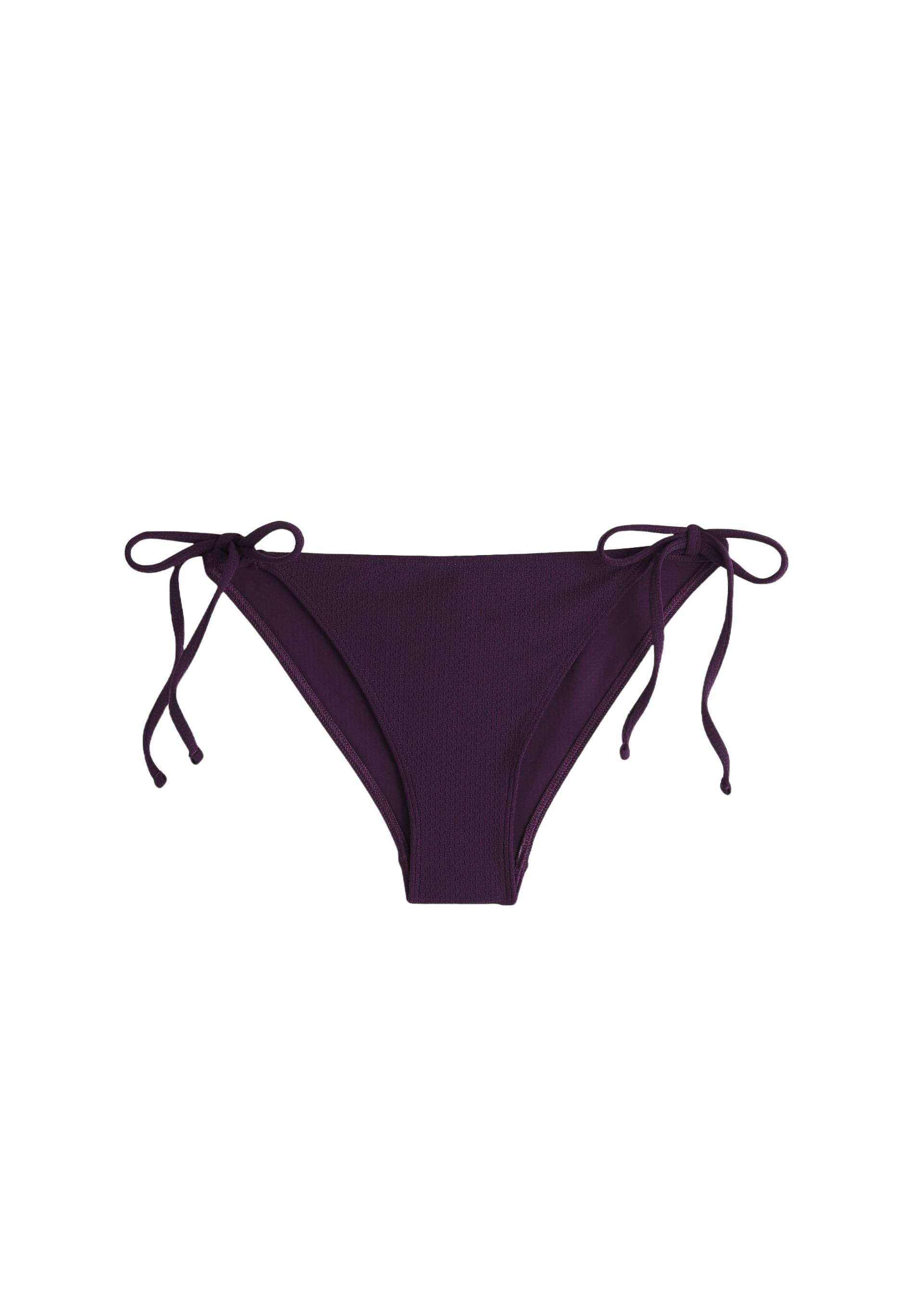 Slip nouette maillot de bain, Oeko-Tex, Violet fonc&eacute;, large image number 5.0