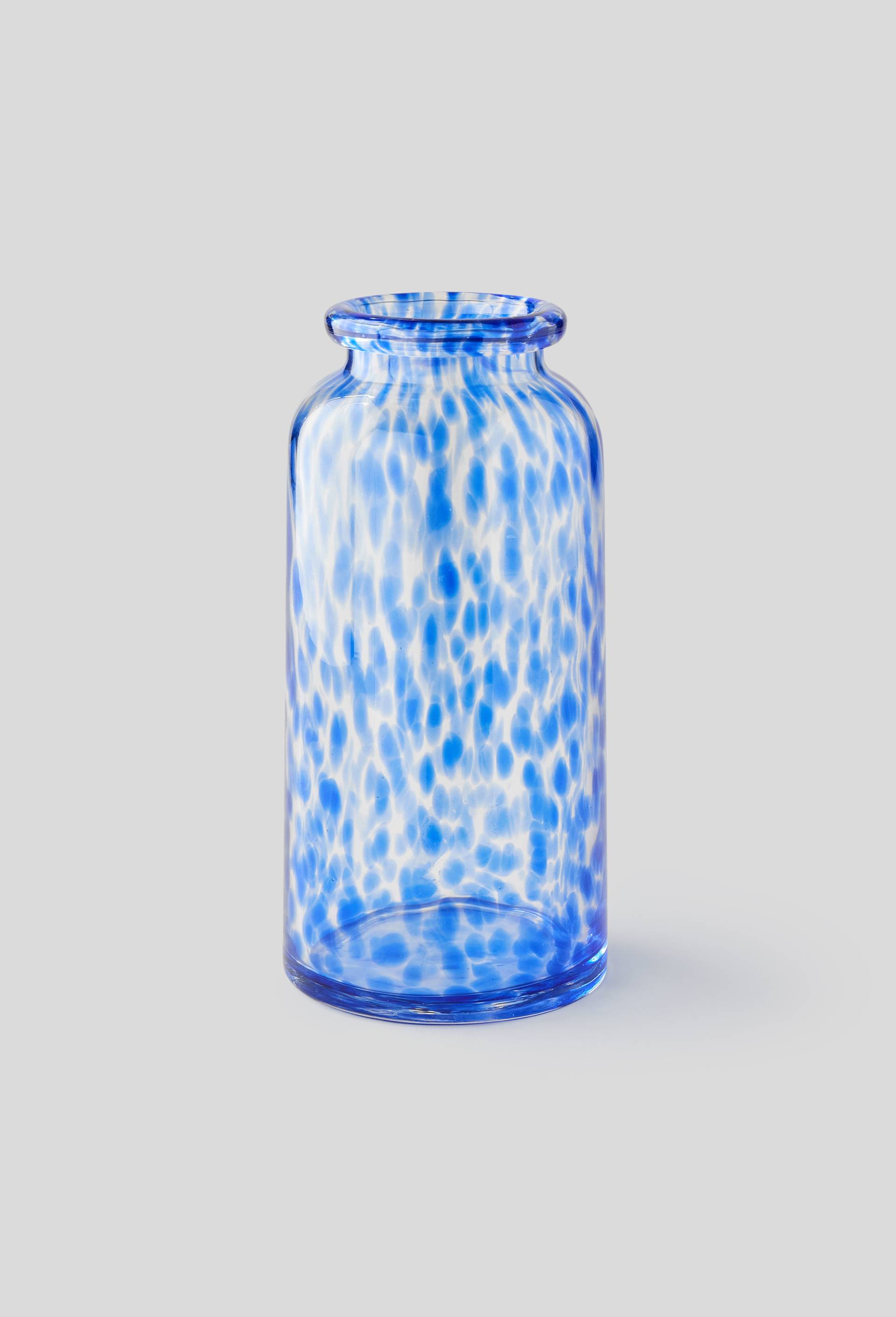 Vase tâché en verre, Transparent, large image number 0.0