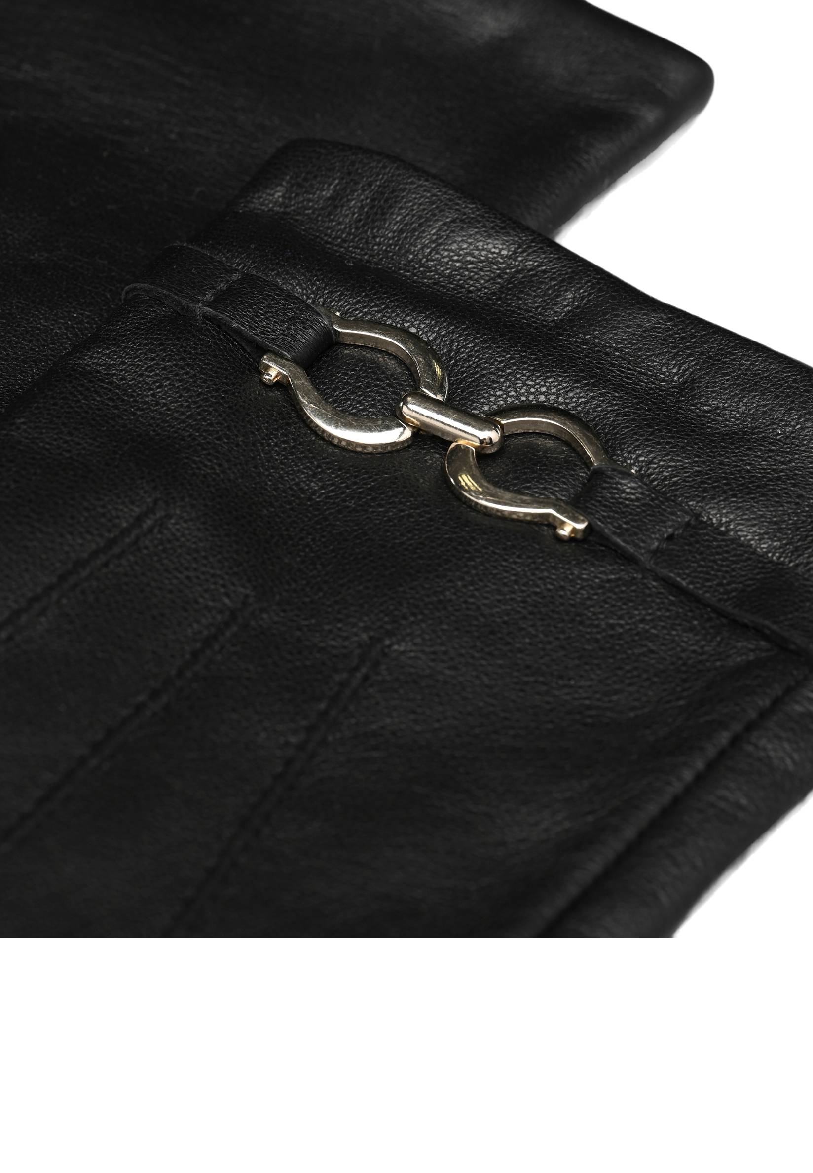 Gants en cuir, Noir, large image number 3.0