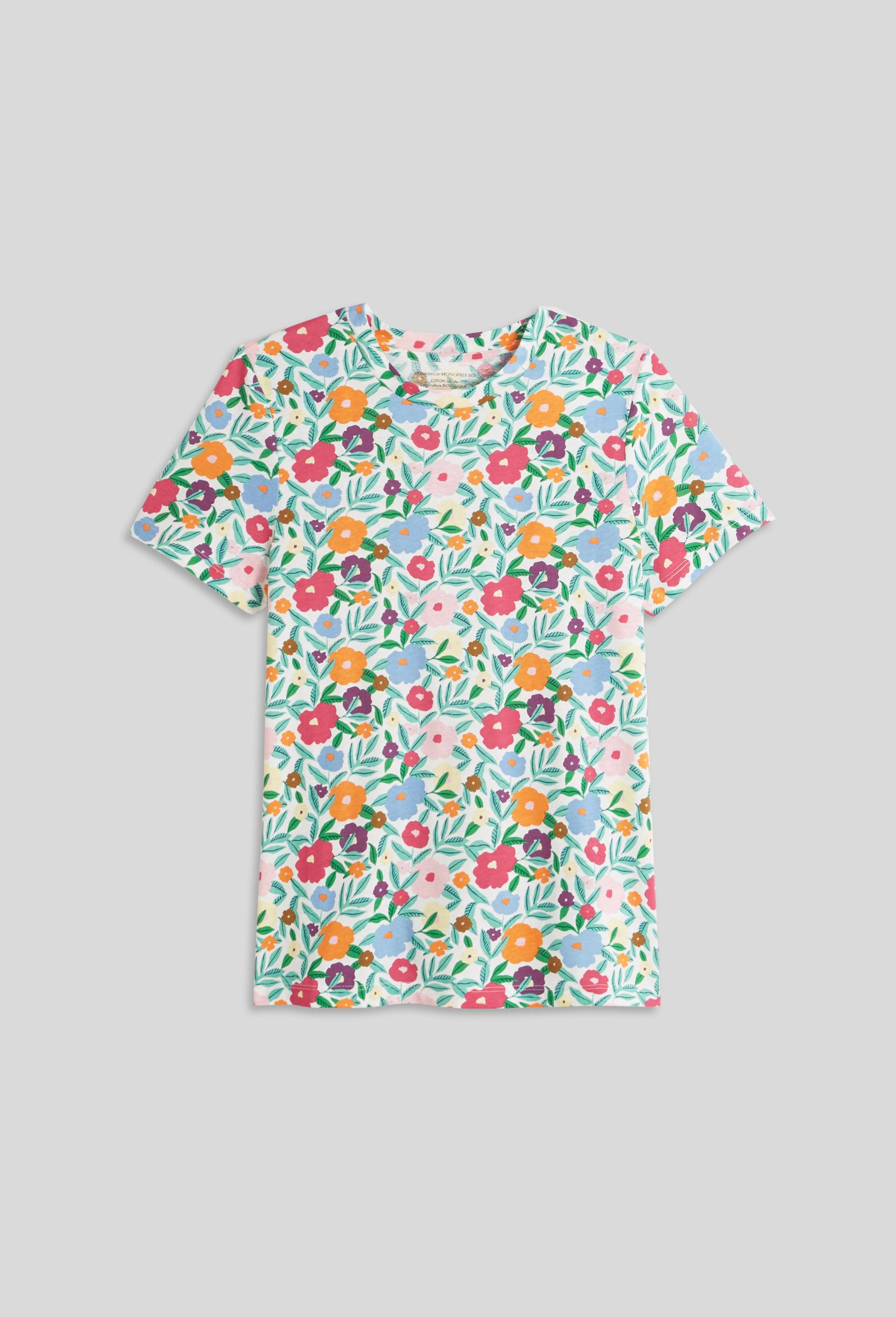 Tee shirt manches courtes, Orange clair, large image number 2