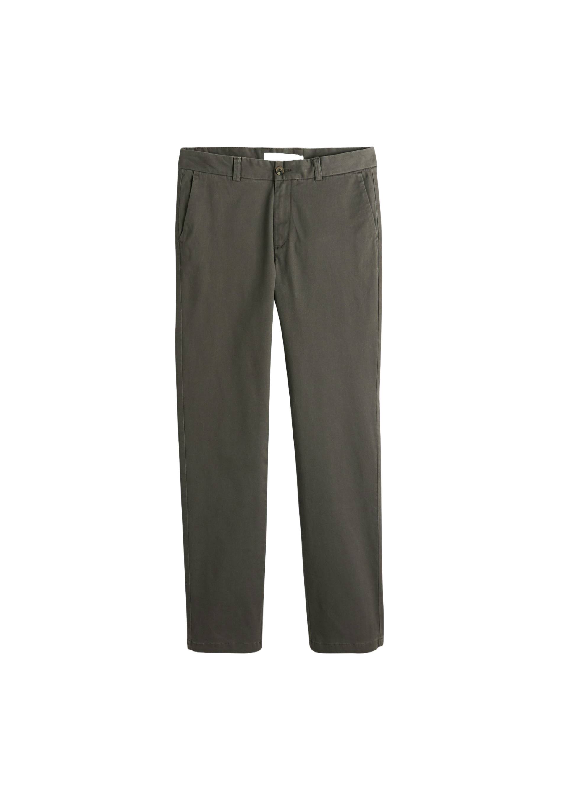 Pantalon chino straight en coton BIO, Gris foncé, large image number 5