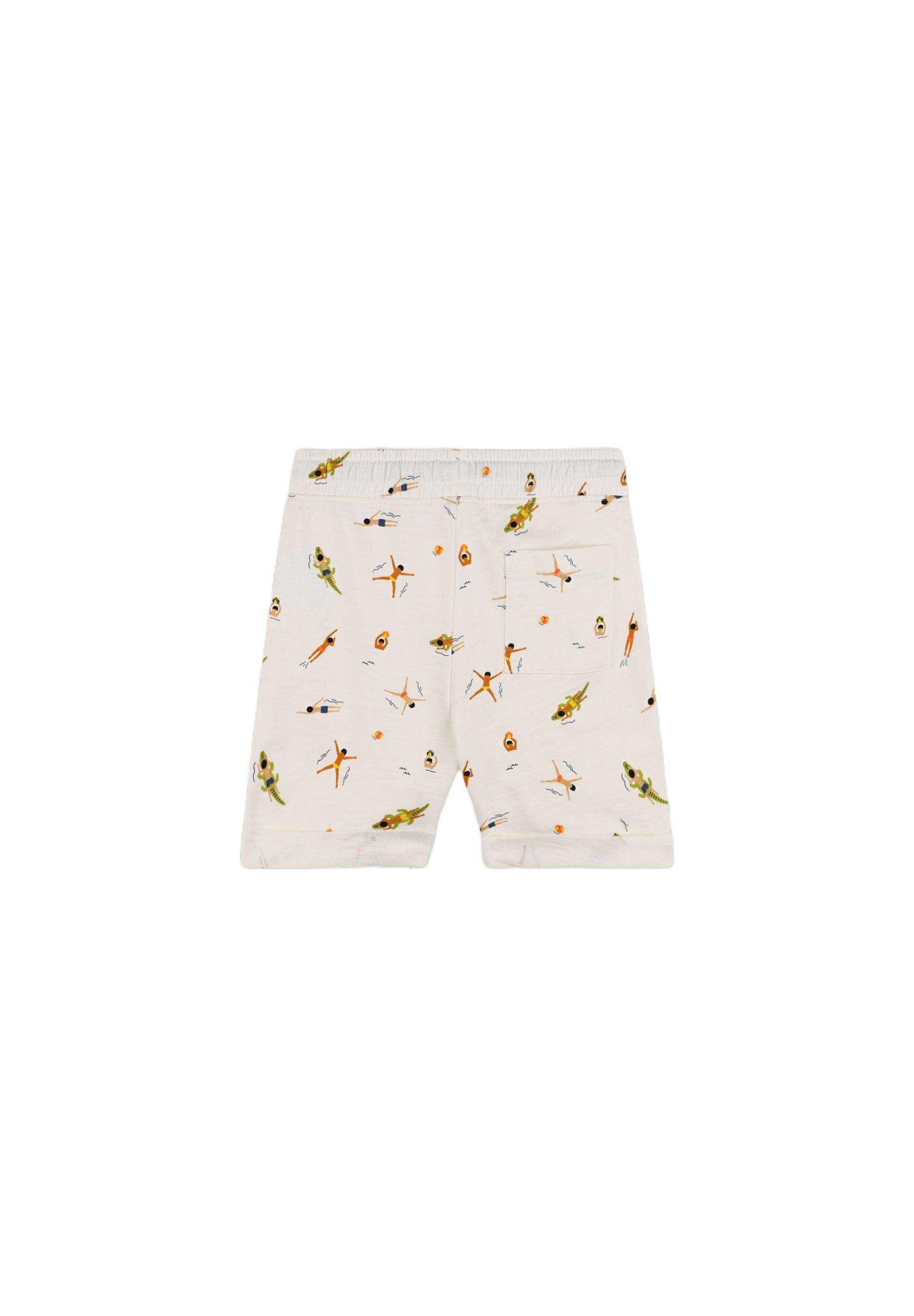 Bermuda en coton BIO, Ecru, large image number 4