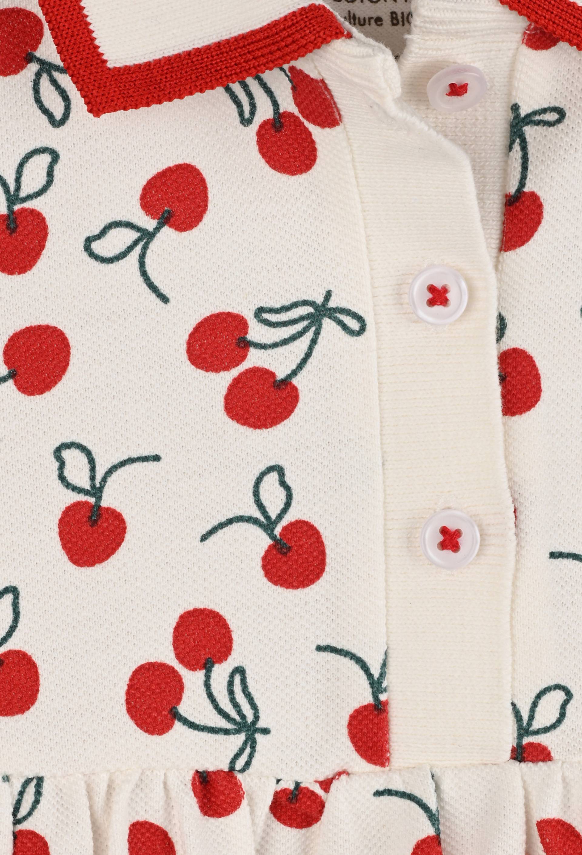 Robe piquée imprimée certifiée Oekotex, Rouge, large image number 2.0