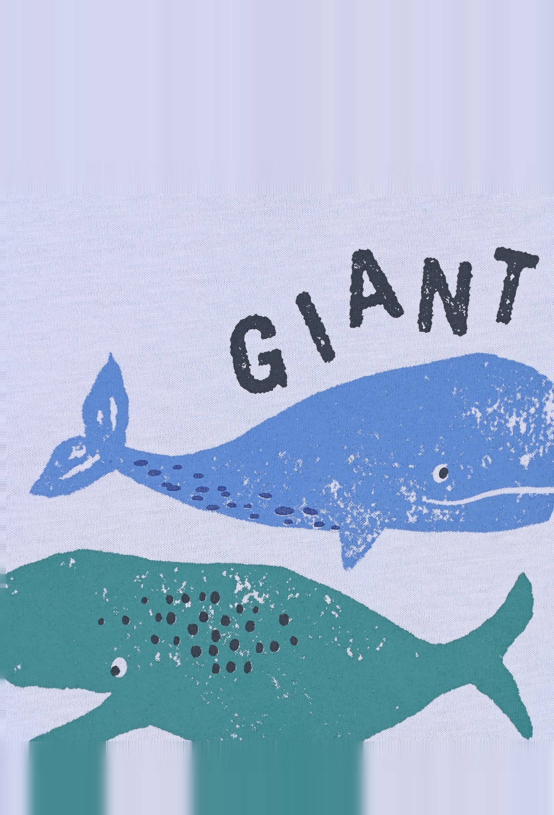 Tee-shirt manches courtes imprimé certifié Oekotex, Bleu clair, large image number 2.0