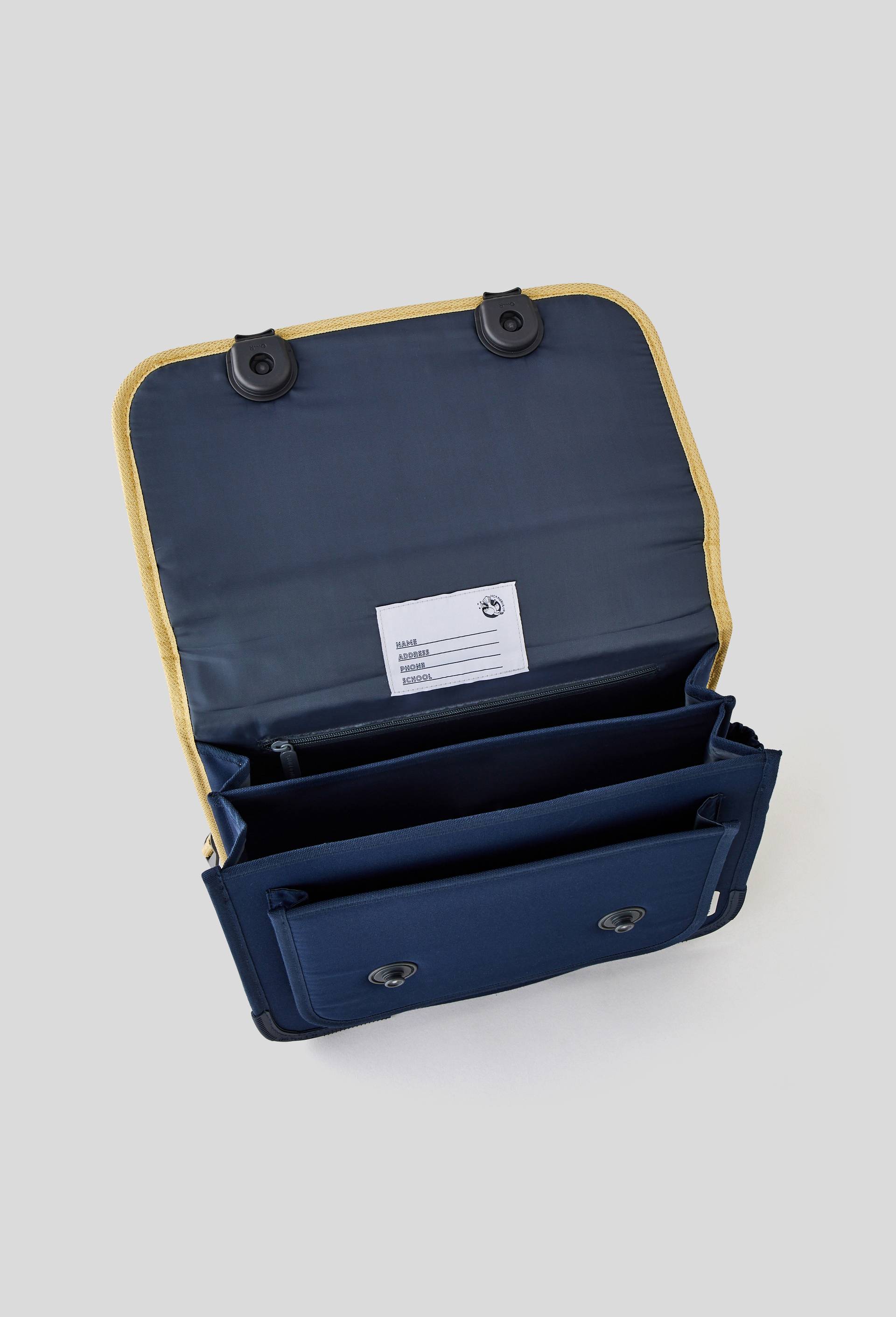 Cartable, 38 x 14,5 x 34 cm, polyester, BLEU, large image number 1