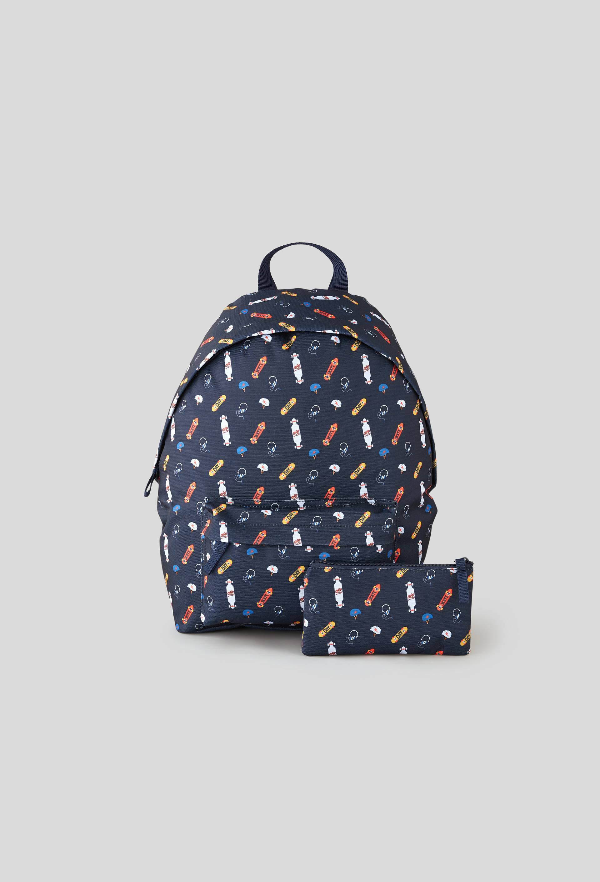 Sac à dos skate, Bleu, large image number 0.0