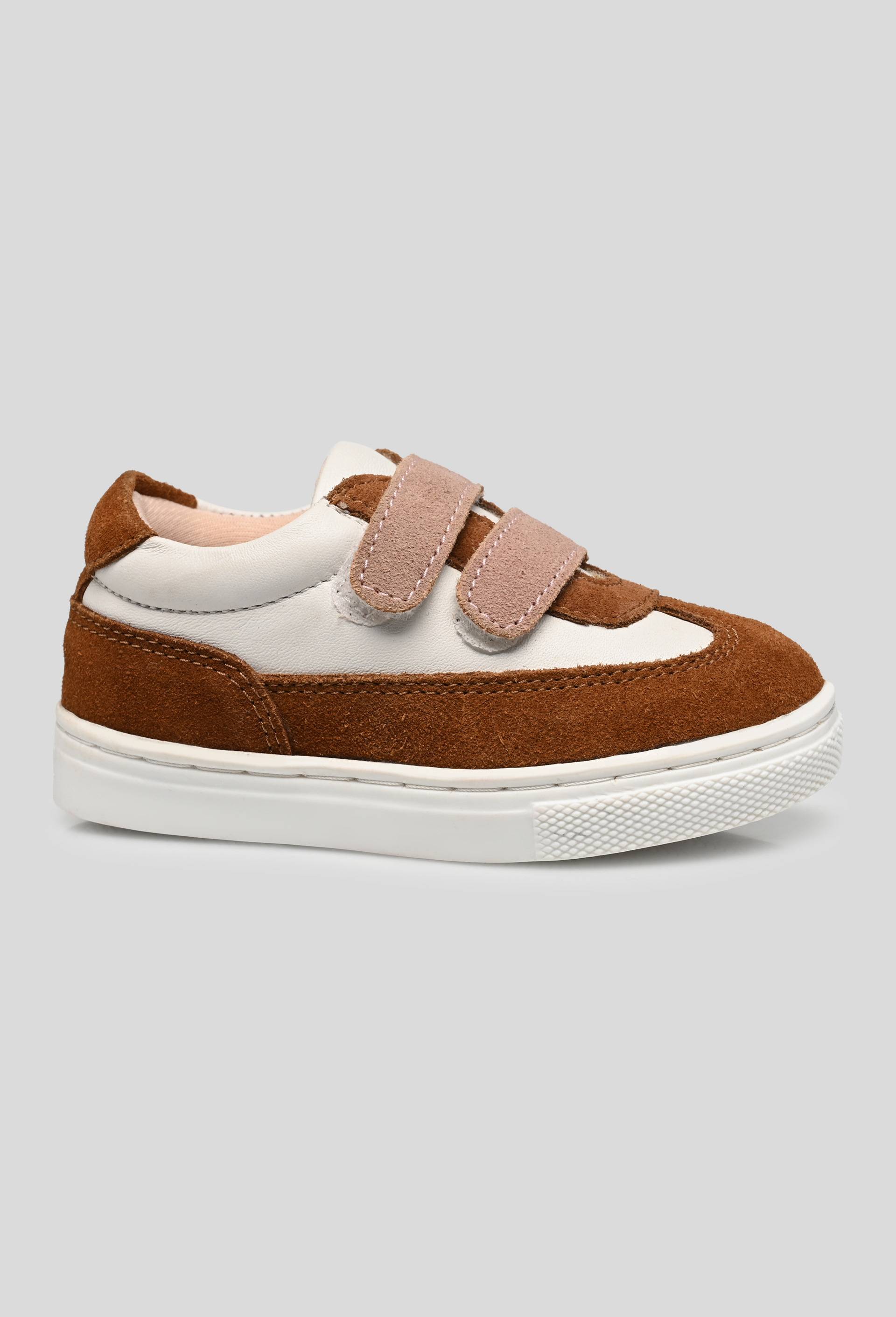 Baskets fille, Brun clair, large image number 0.0