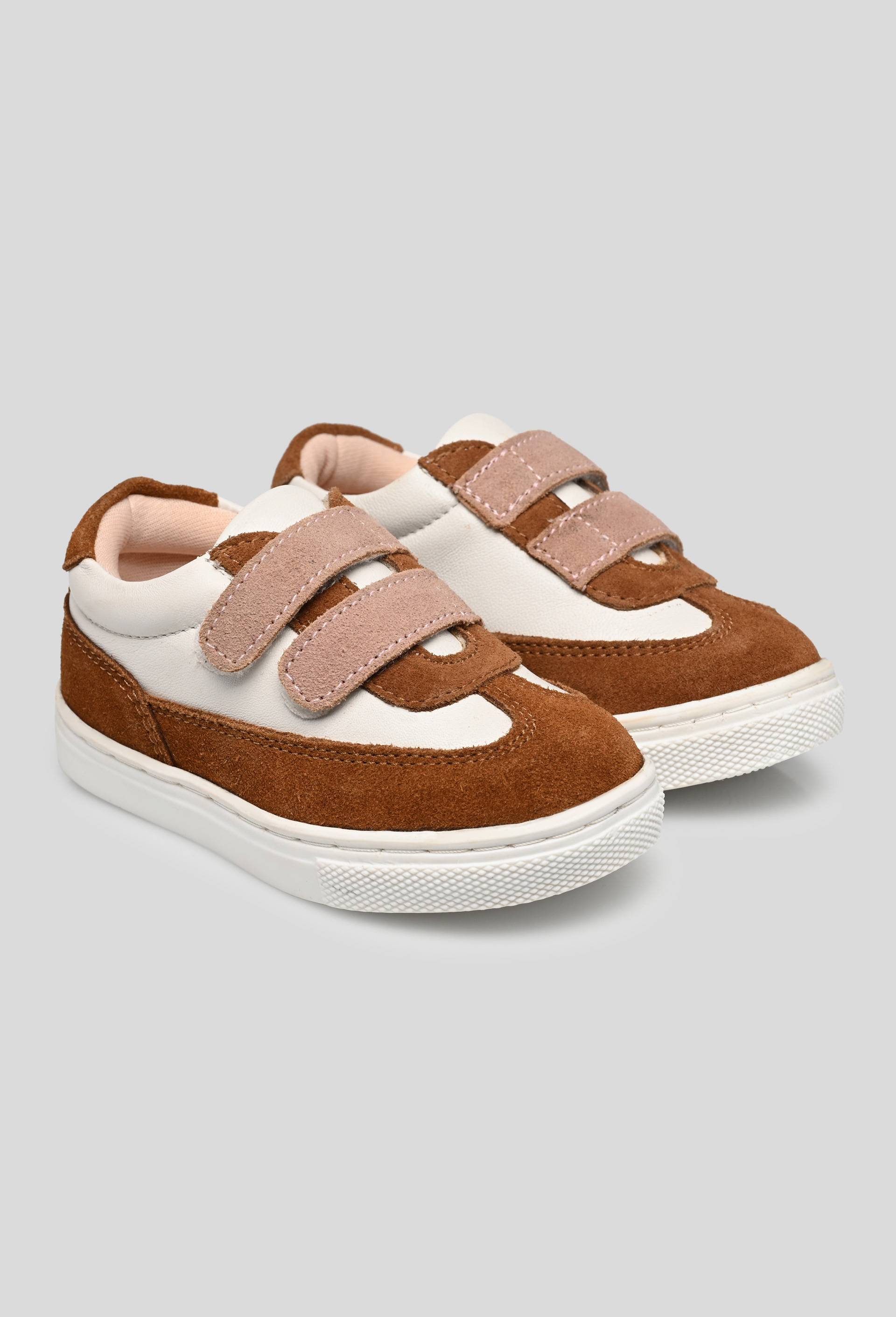 Baskets fille, Brun clair, large image number 1