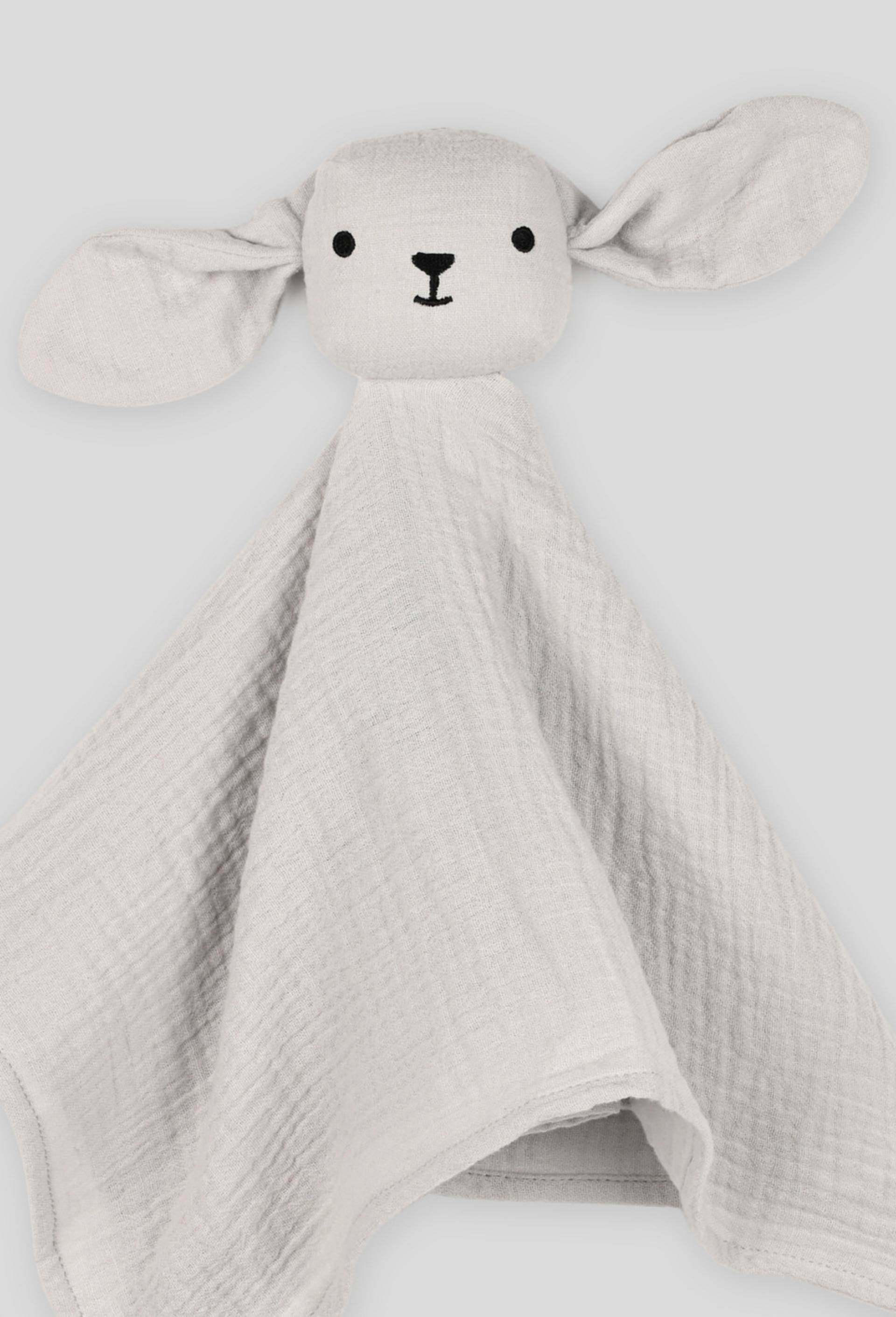 Doudou uni, en coton BIO, Gris, large image number 0