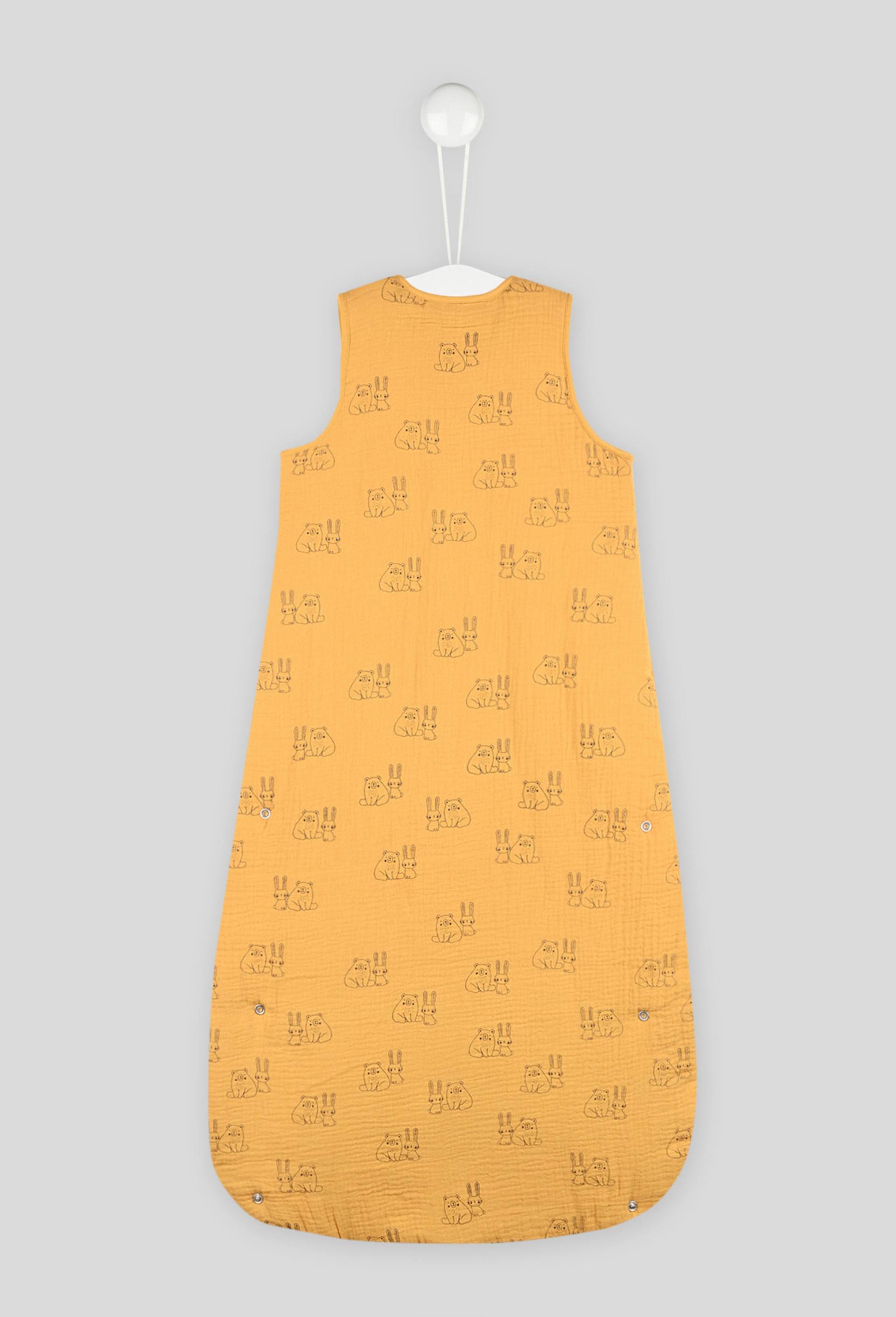 Gigoteuse imprimée certifiée Oekotex, Jaune foncé, large image number 1