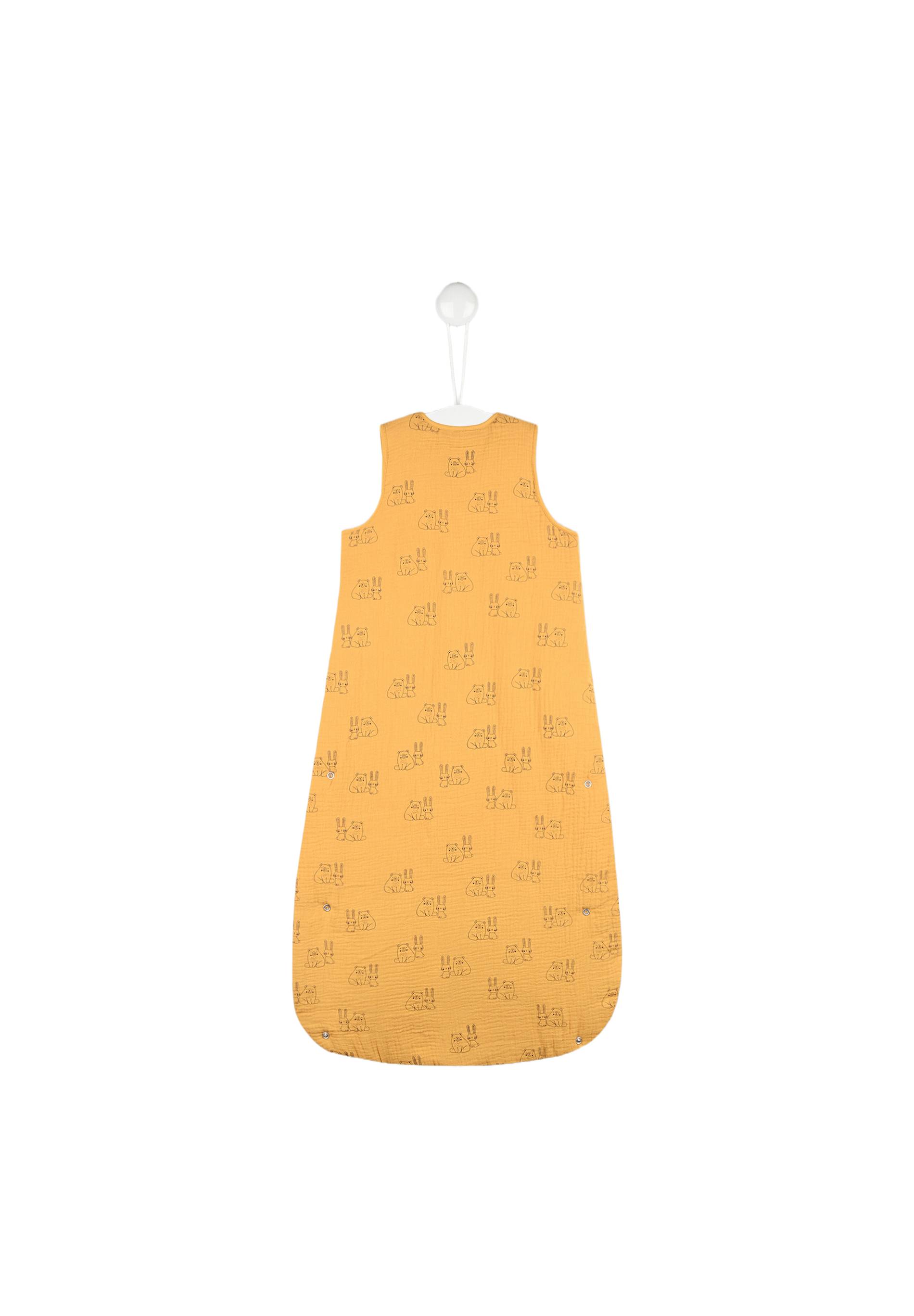 Gigoteuse imprimée certifiée Oekotex, Jaune foncé, large image number 3