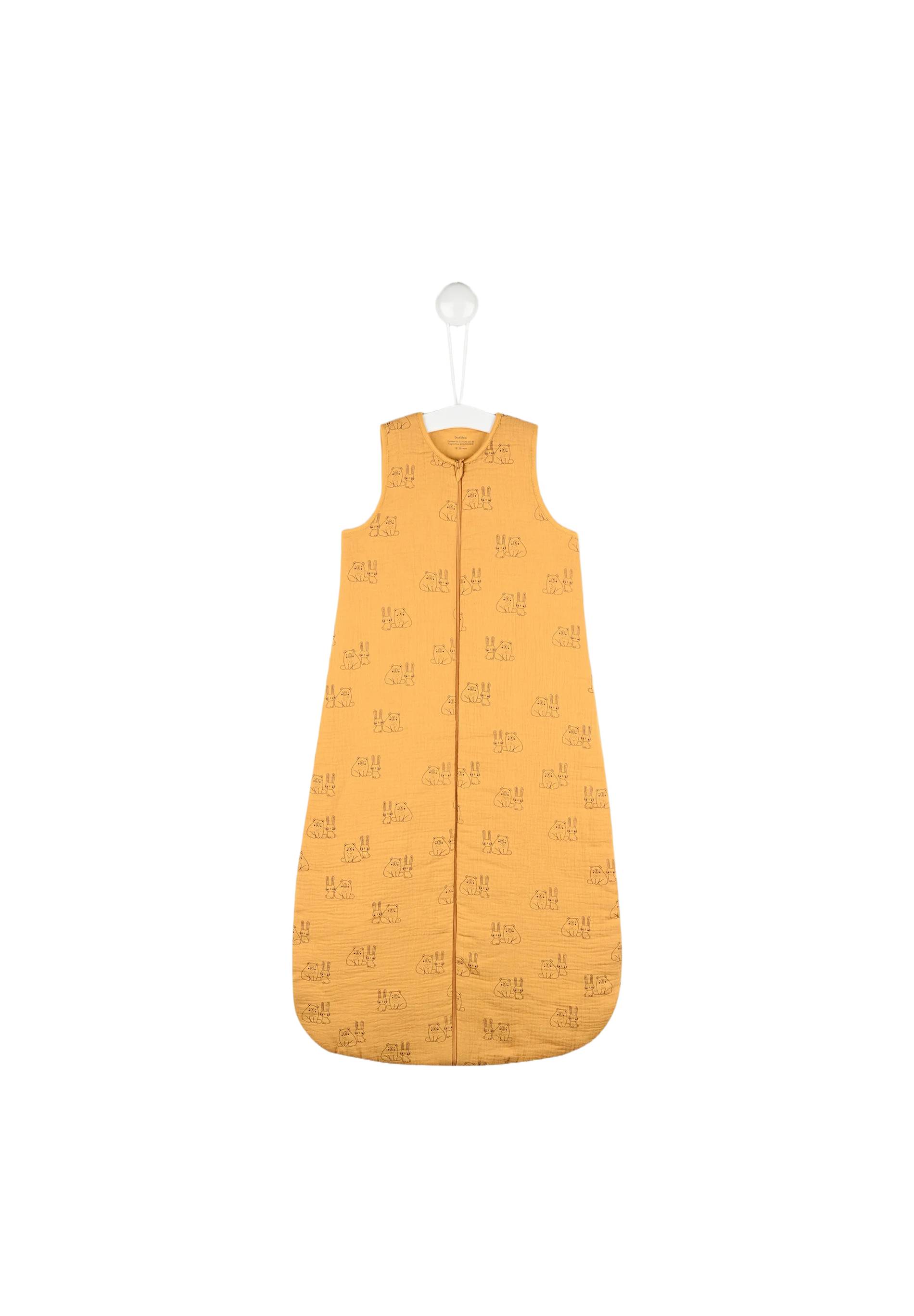 Gigoteuse imprimée certifiée Oekotex, Jaune foncé, large image number 4