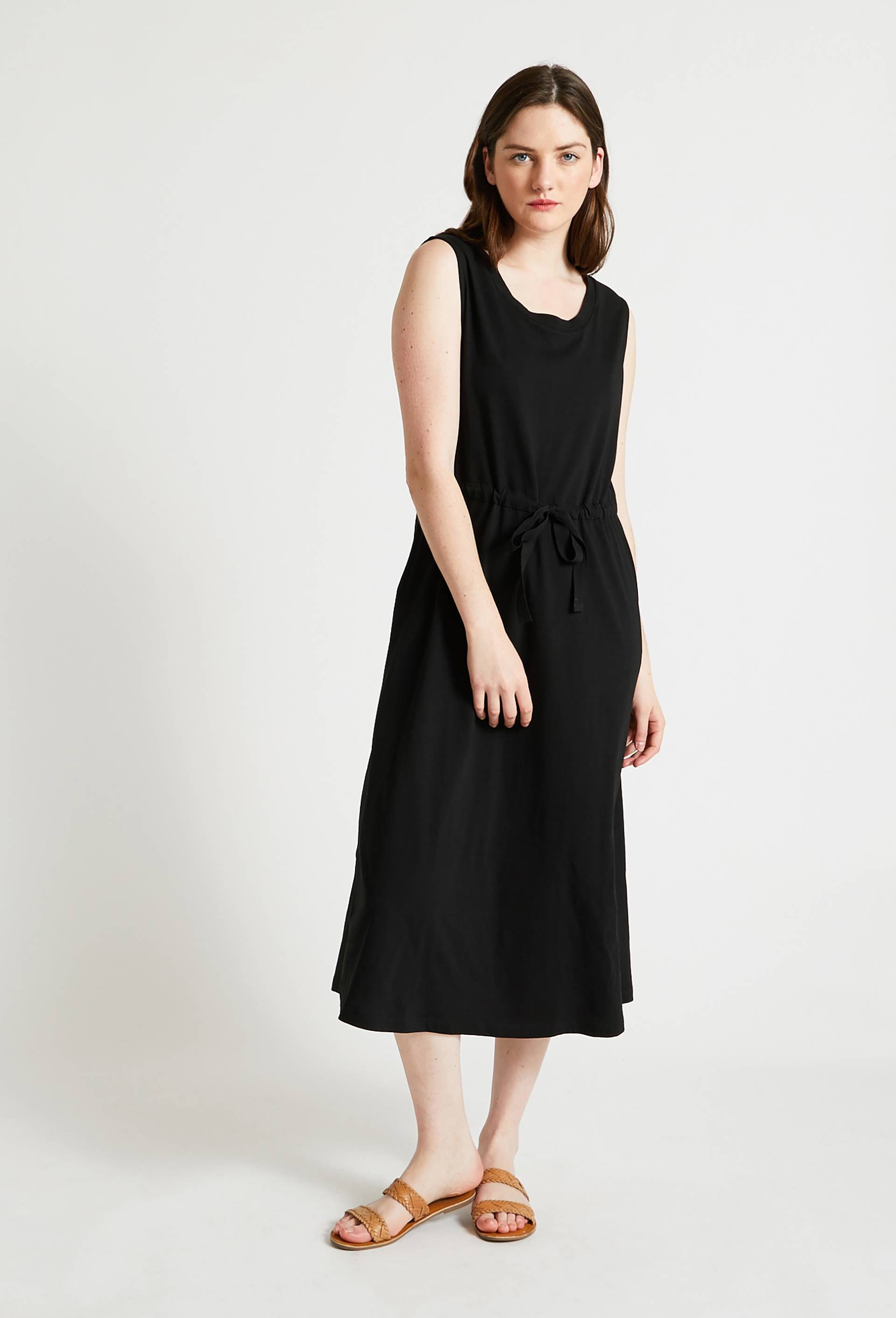 Robe ceinturée, Noir, large image number 0