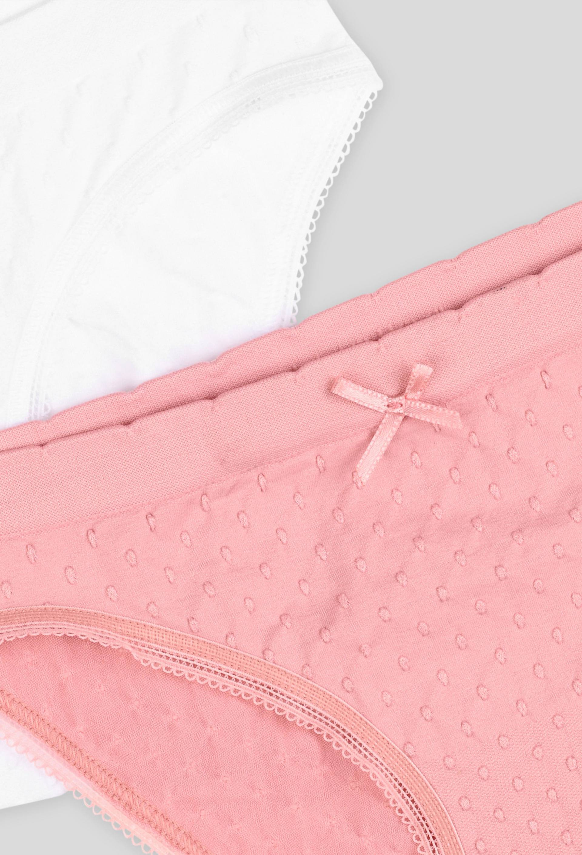 Lot de 2 culottes unies sans coutures, Rose, large image number 2