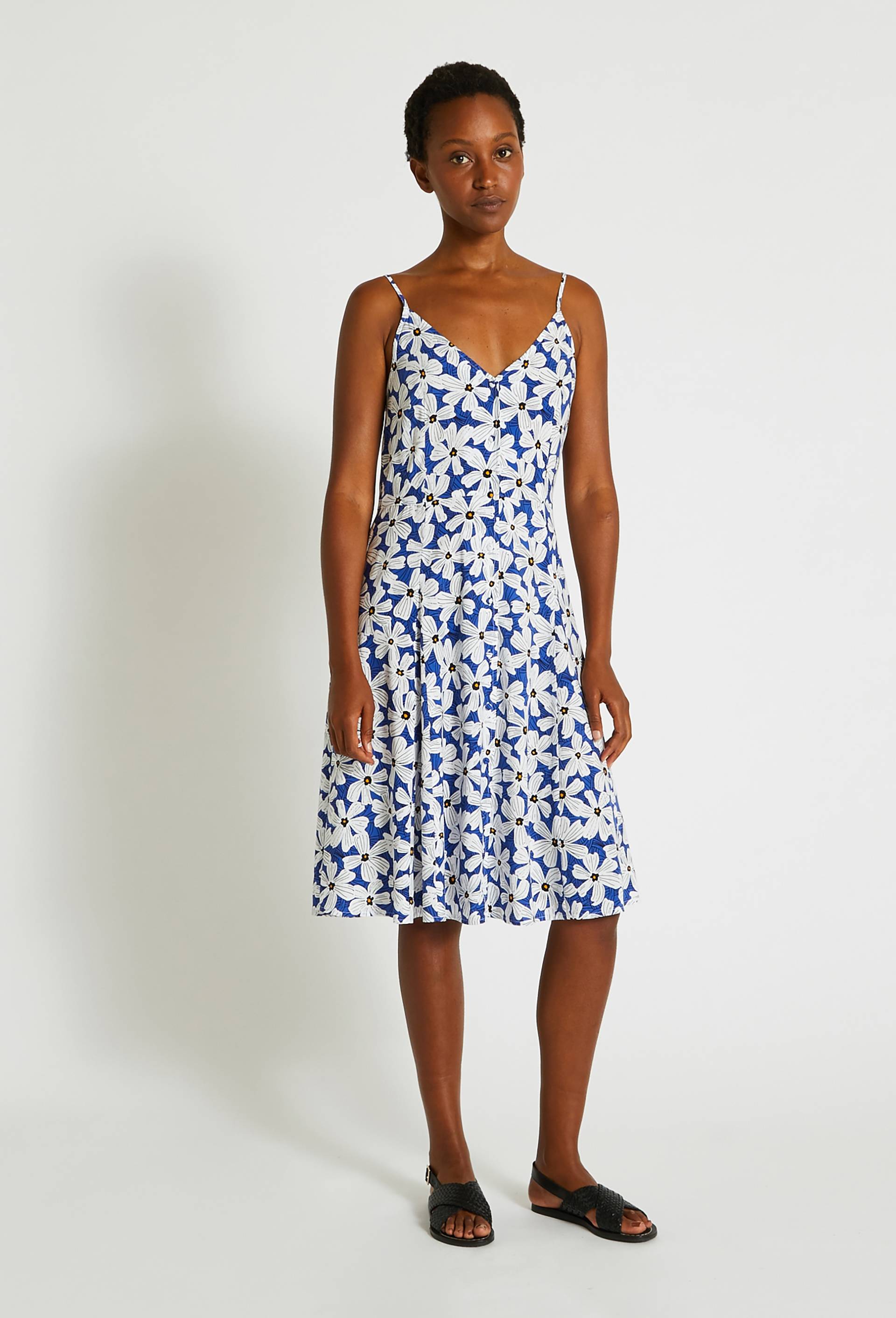 Robe imprimée, Bleu, large image number 0