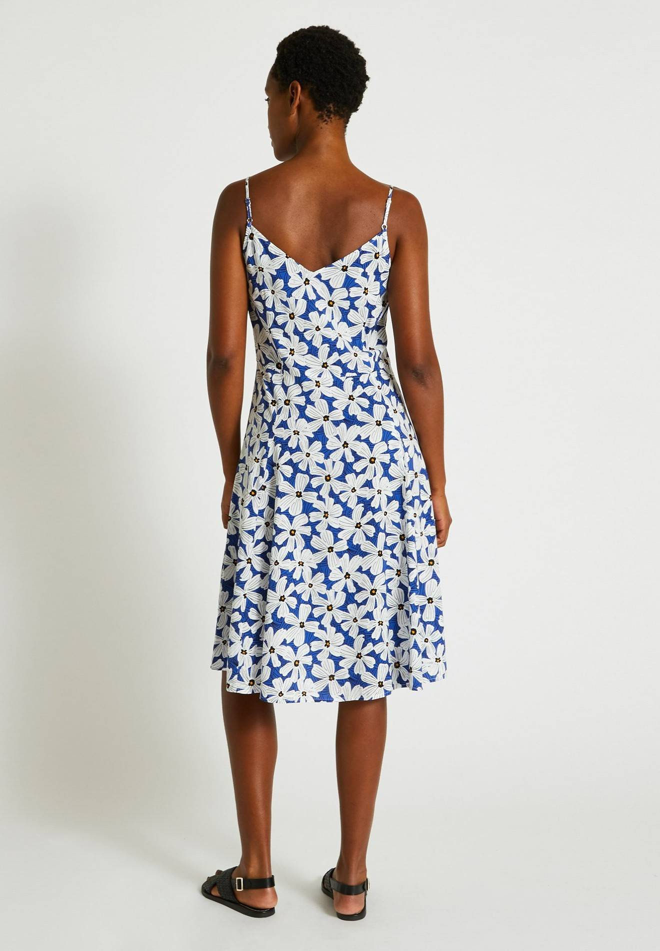 Robe imprimée, Bleu, large image number 3