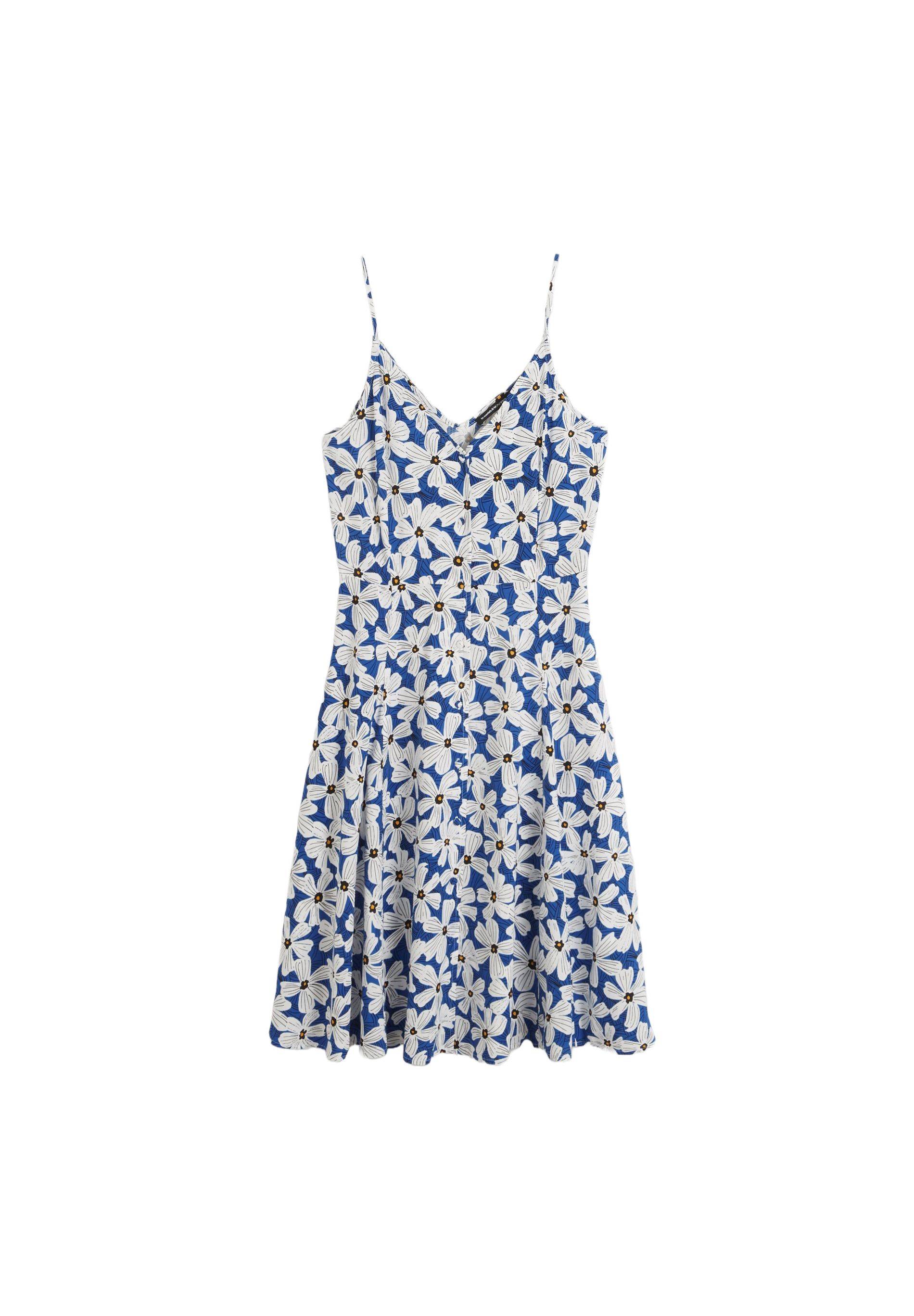 Robe imprimée, Bleu, large image number 4.0
