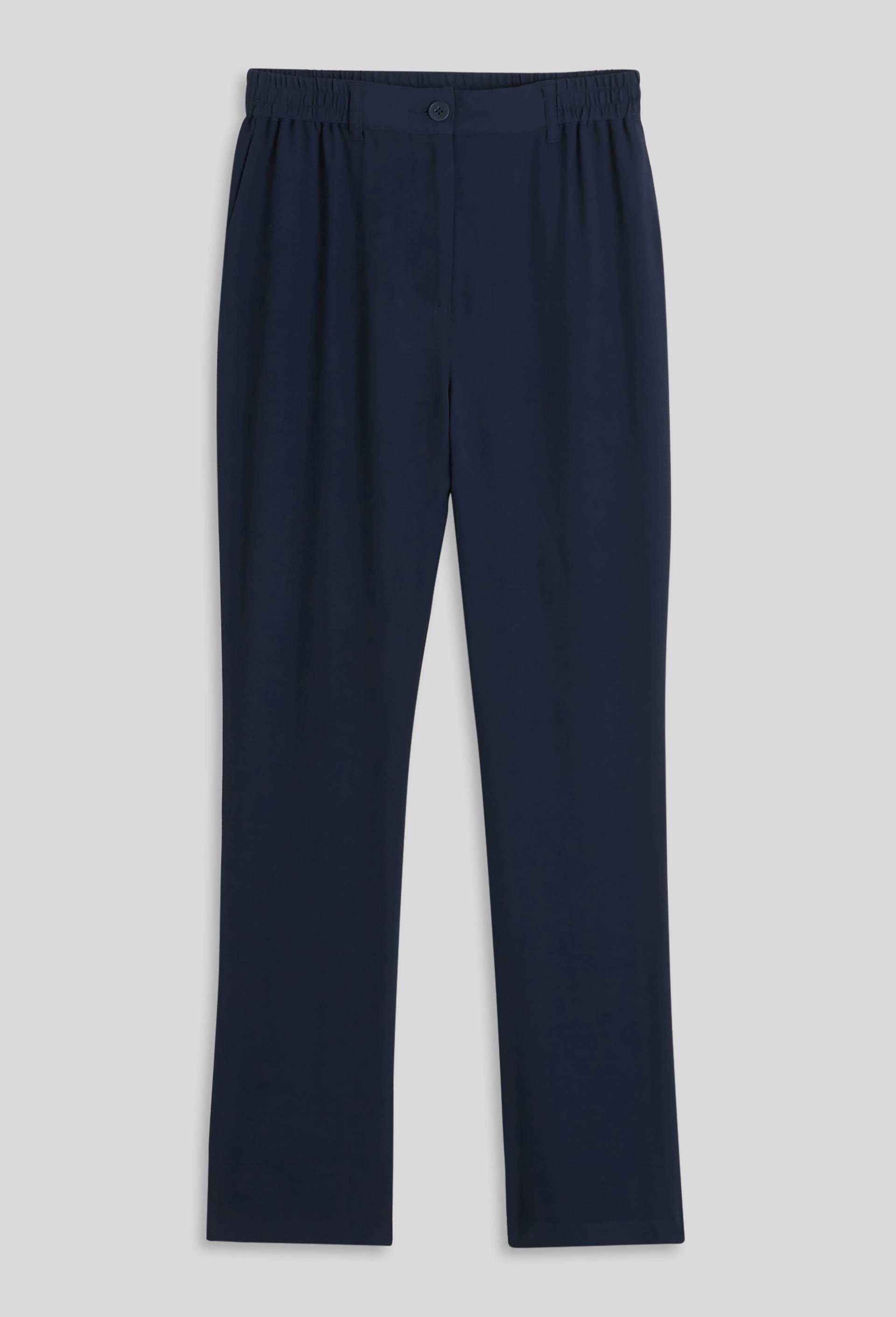 Pantalon en viscose, Bleu foncé, large image number 2