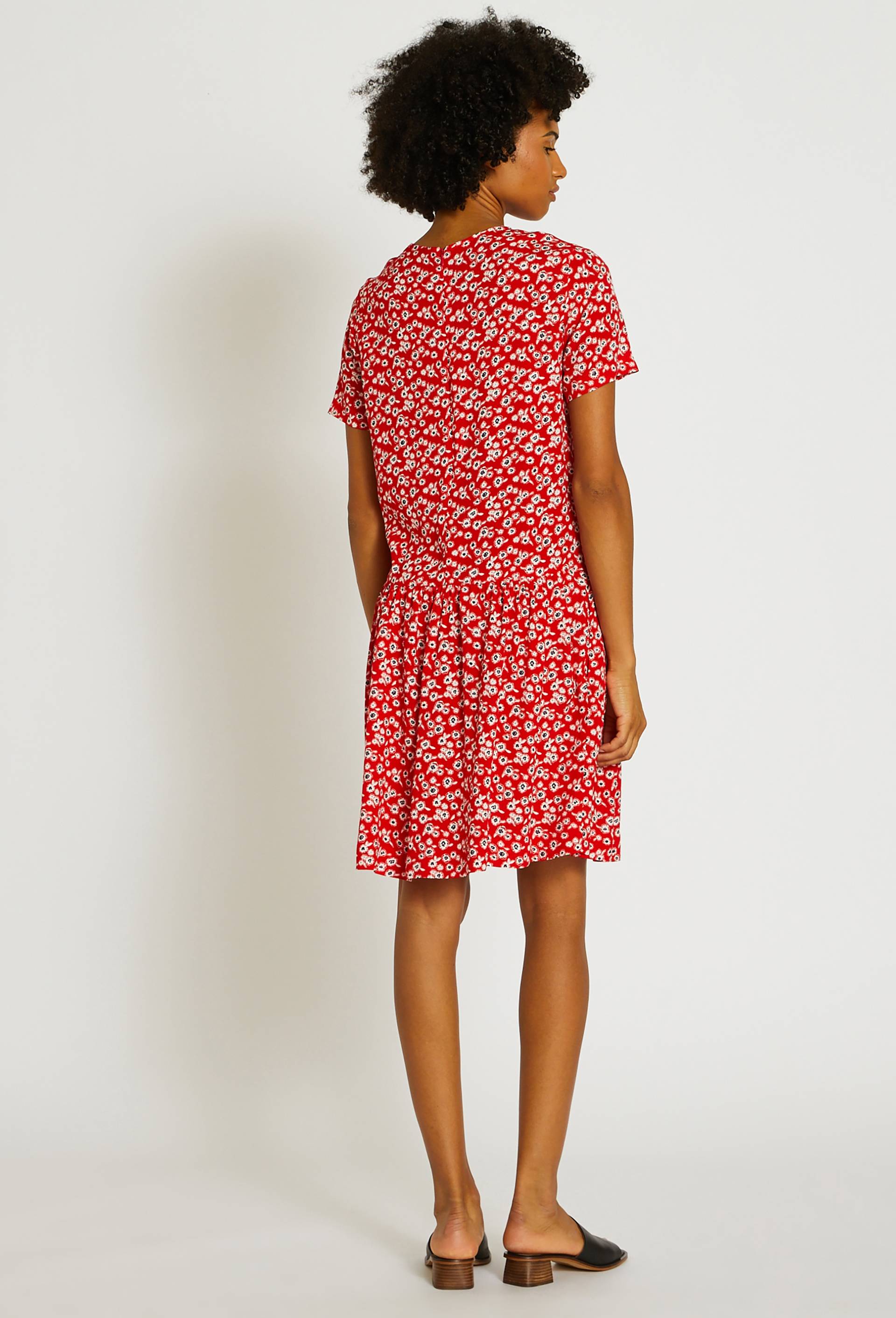 Robe imprimée, Rouge, large image number 1