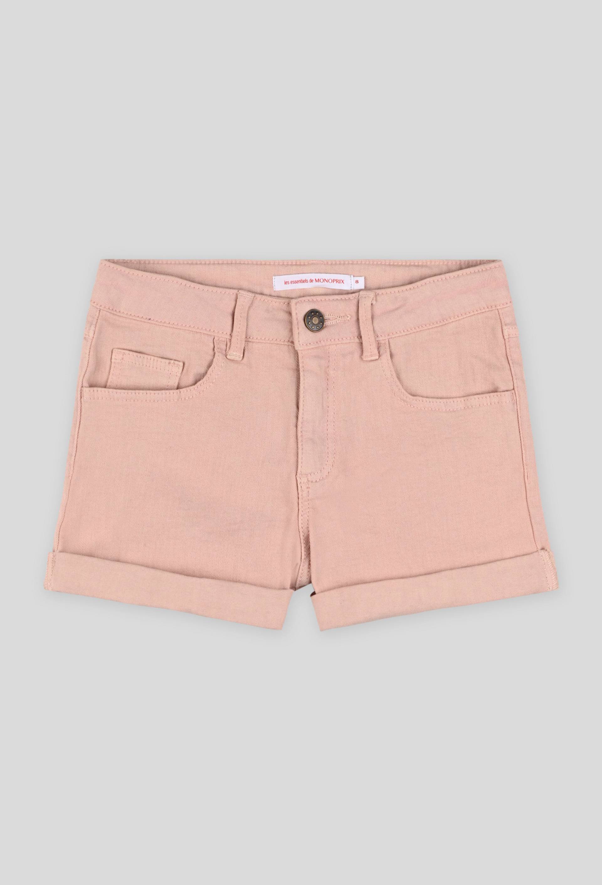 Short en coton twill, Oeko-Tex, Rose clair, large image number 0