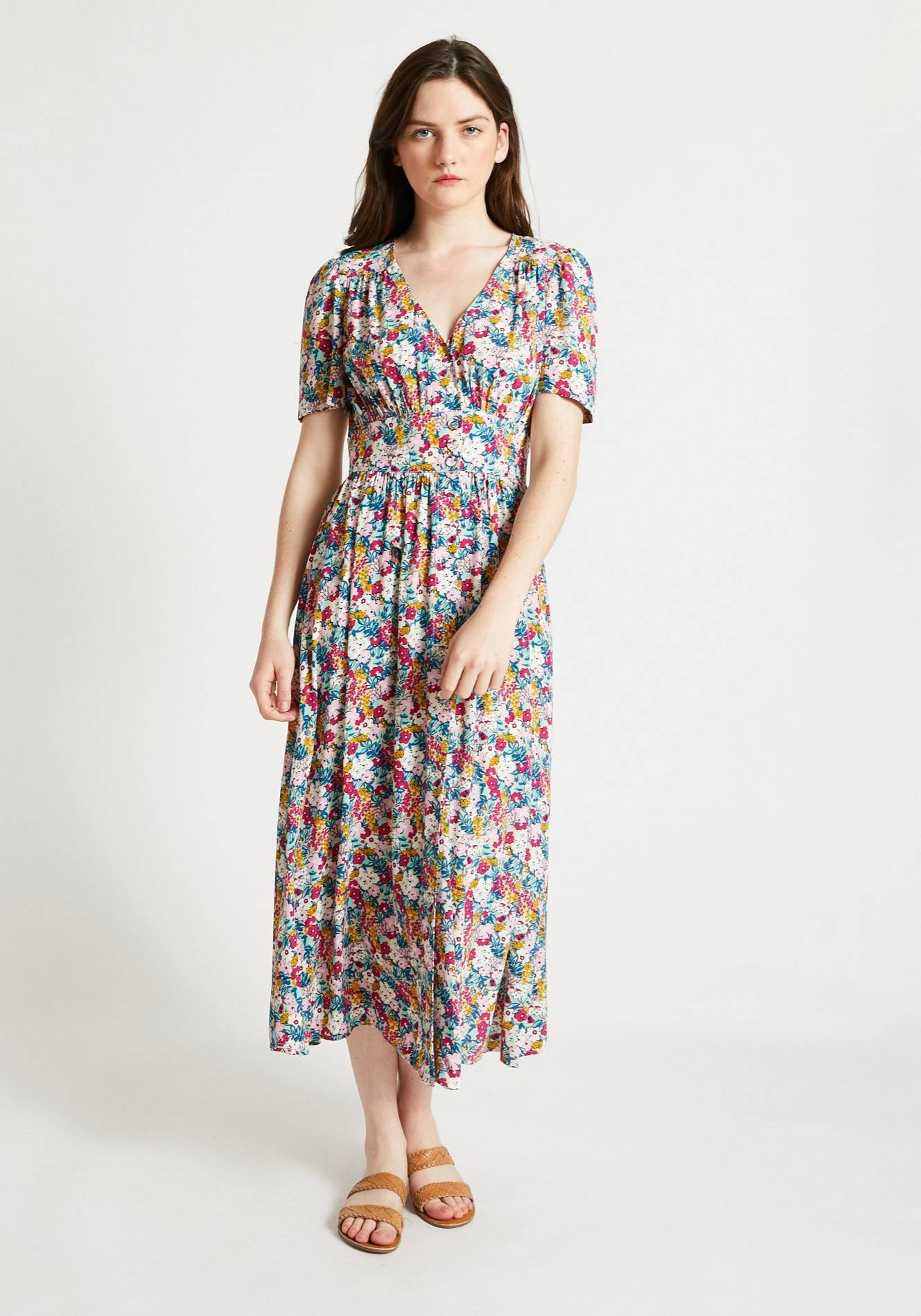 Robe imprimée, Beige clair, large image number 3
