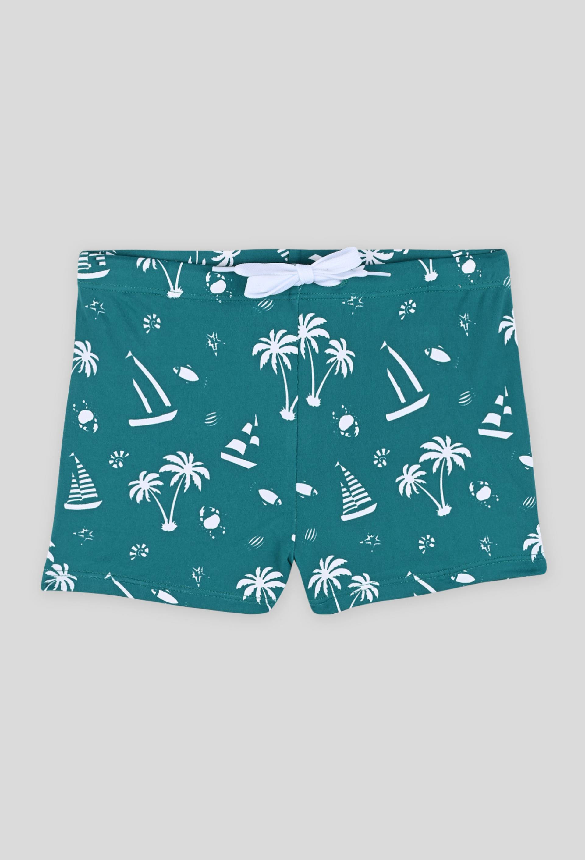 Short de bain certifié Oekotex, BLEU, large image number 0