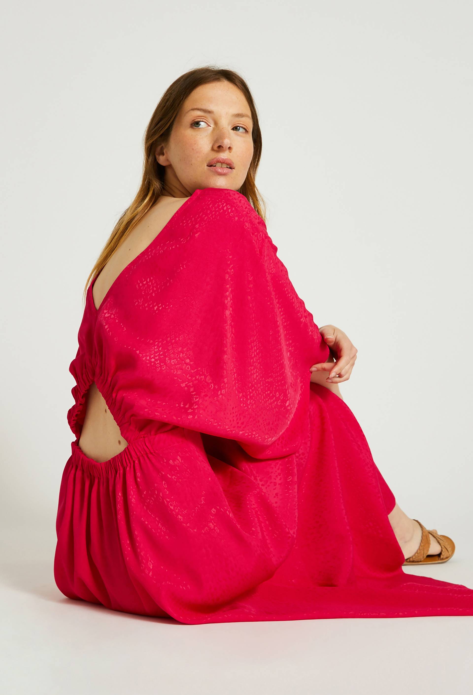Robe longue, Rose foncé, large image number 0