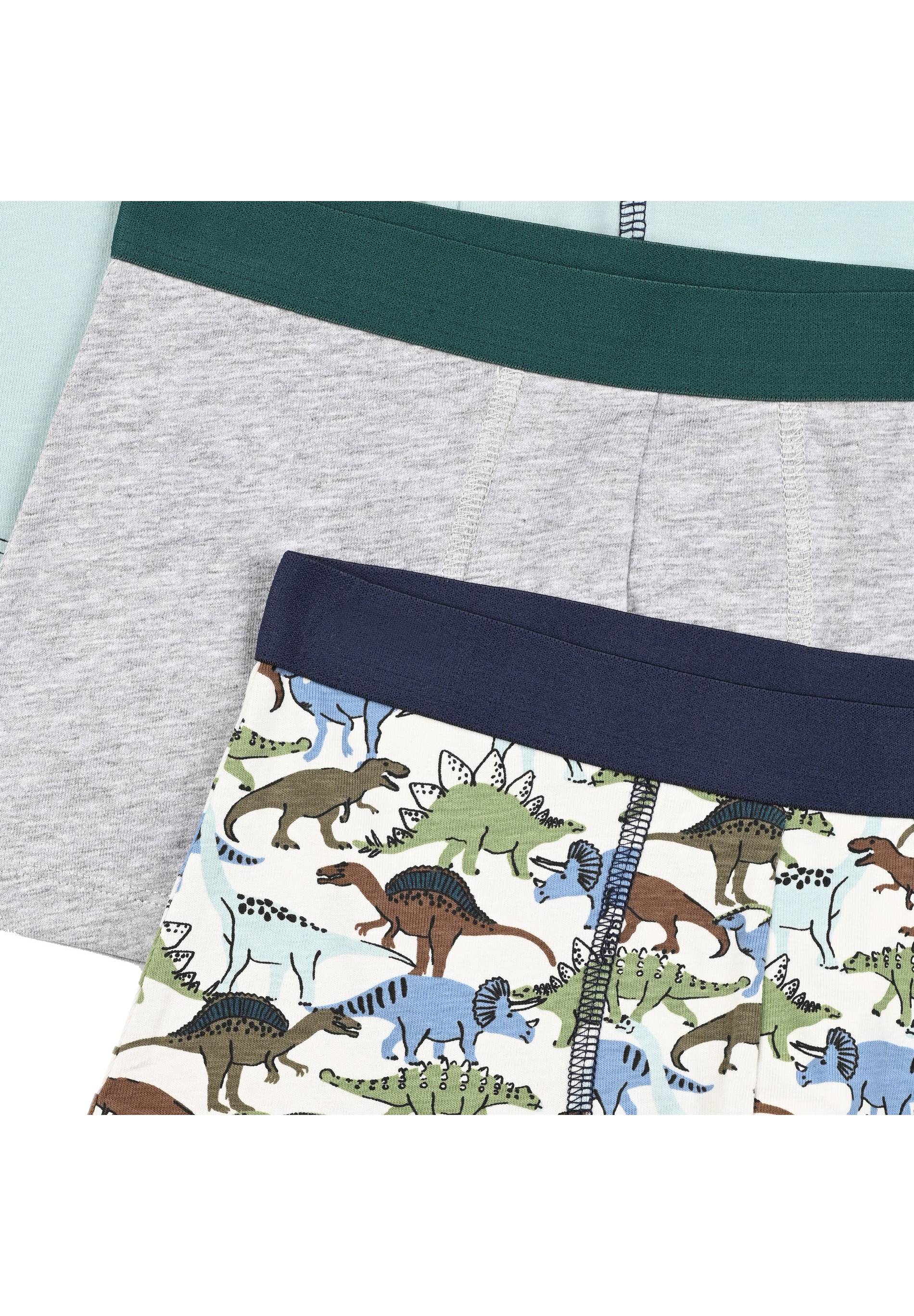 Lot de 5 boxers imprimés et unis, Ecru, large image number 5