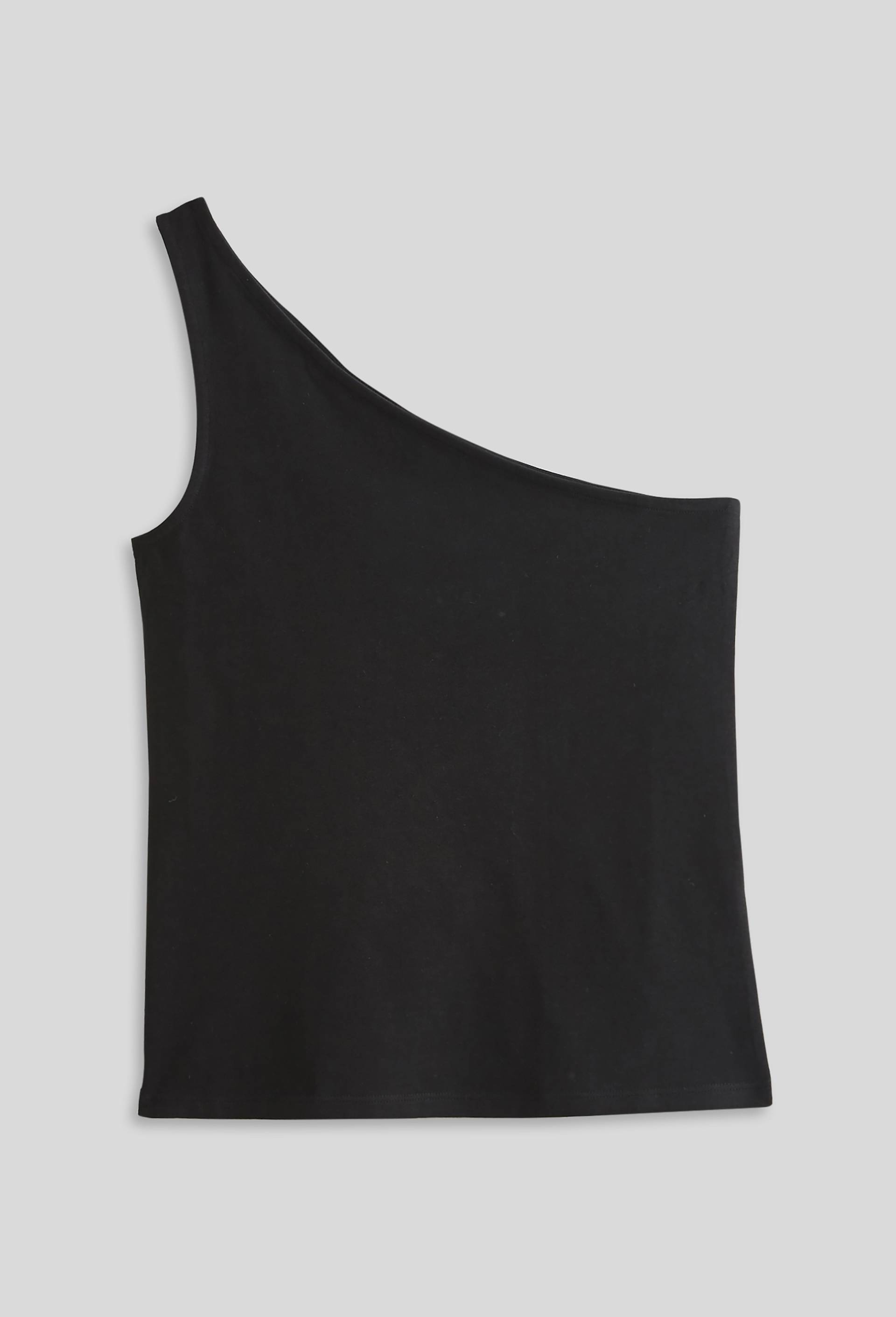 Tee shirt asymetrique, Noir, large image number 2