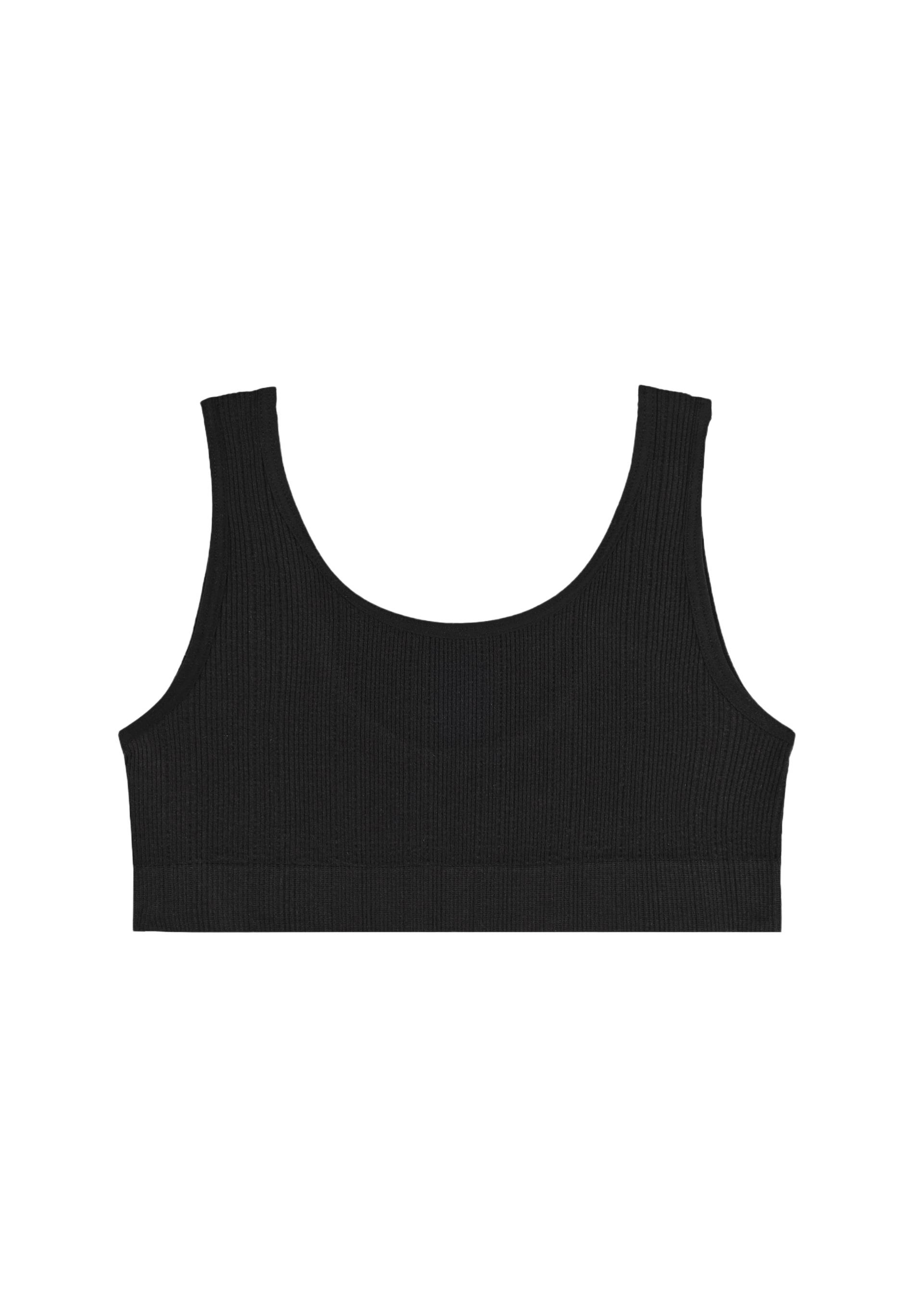 Brassi&egrave;re unie sans couture, Noir, large image number 3