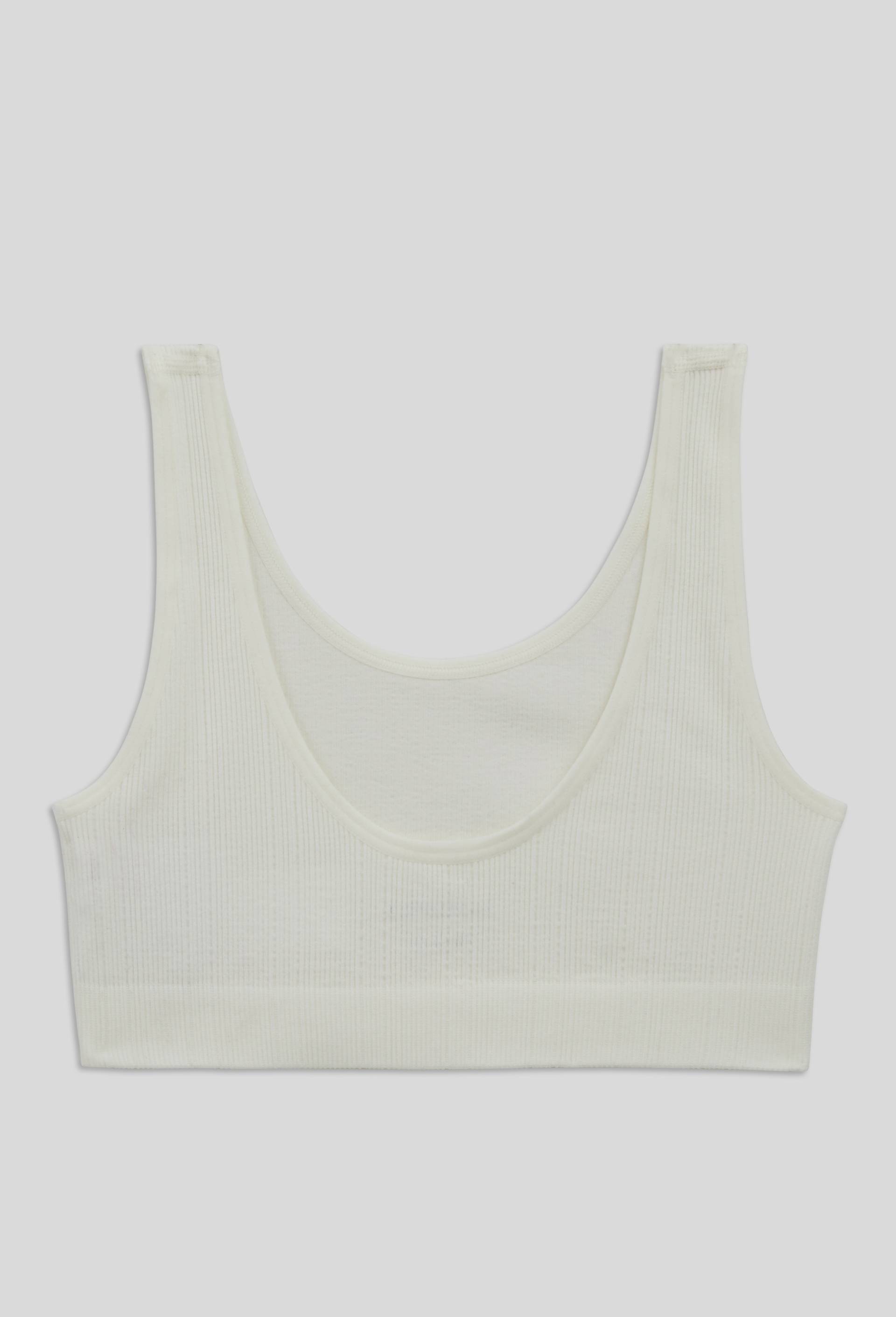 Brassi&egrave;re unie sans couture, Ecru, large image number 1