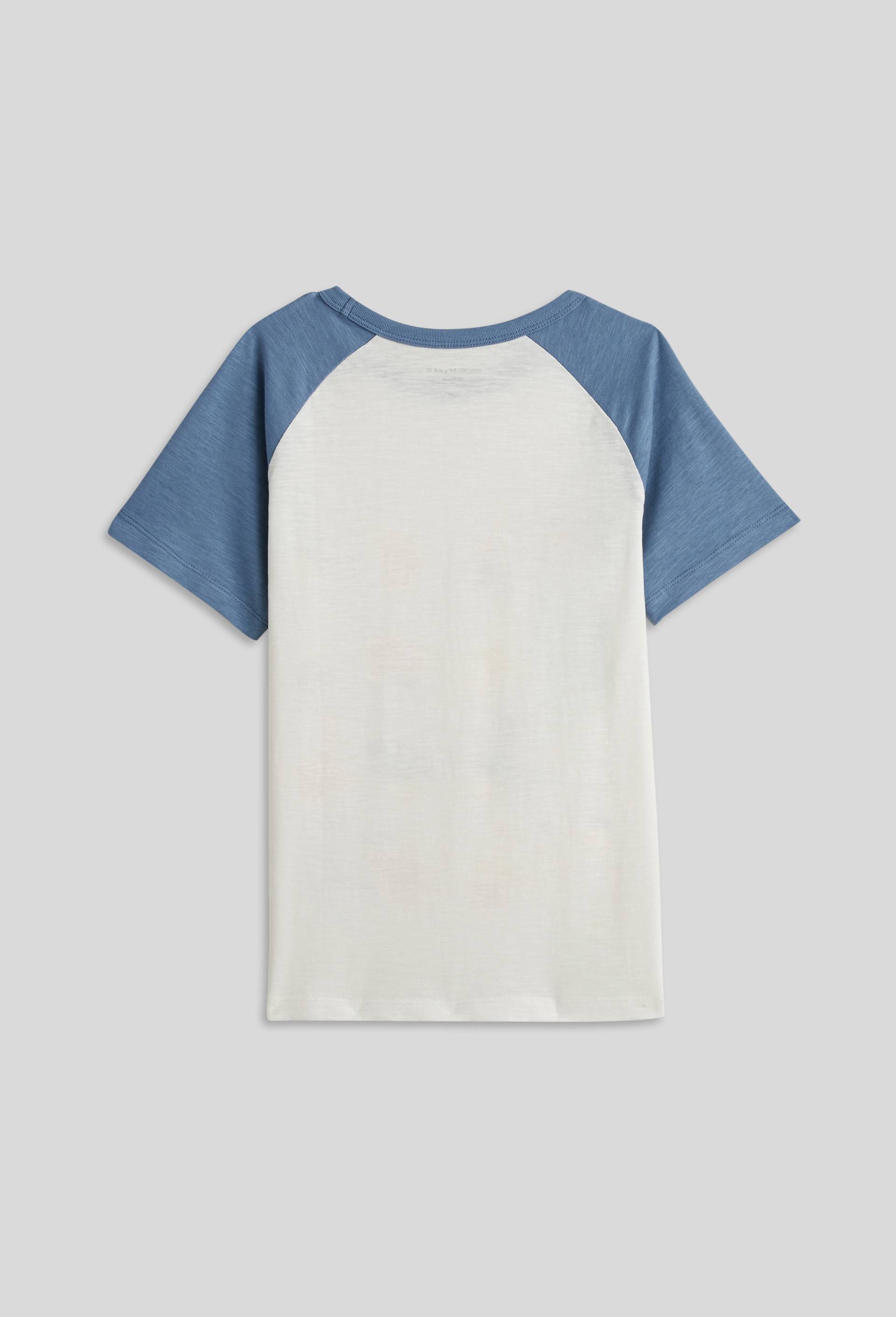T-shirt manches courtes en coton BIO, Ecru, large image number 2