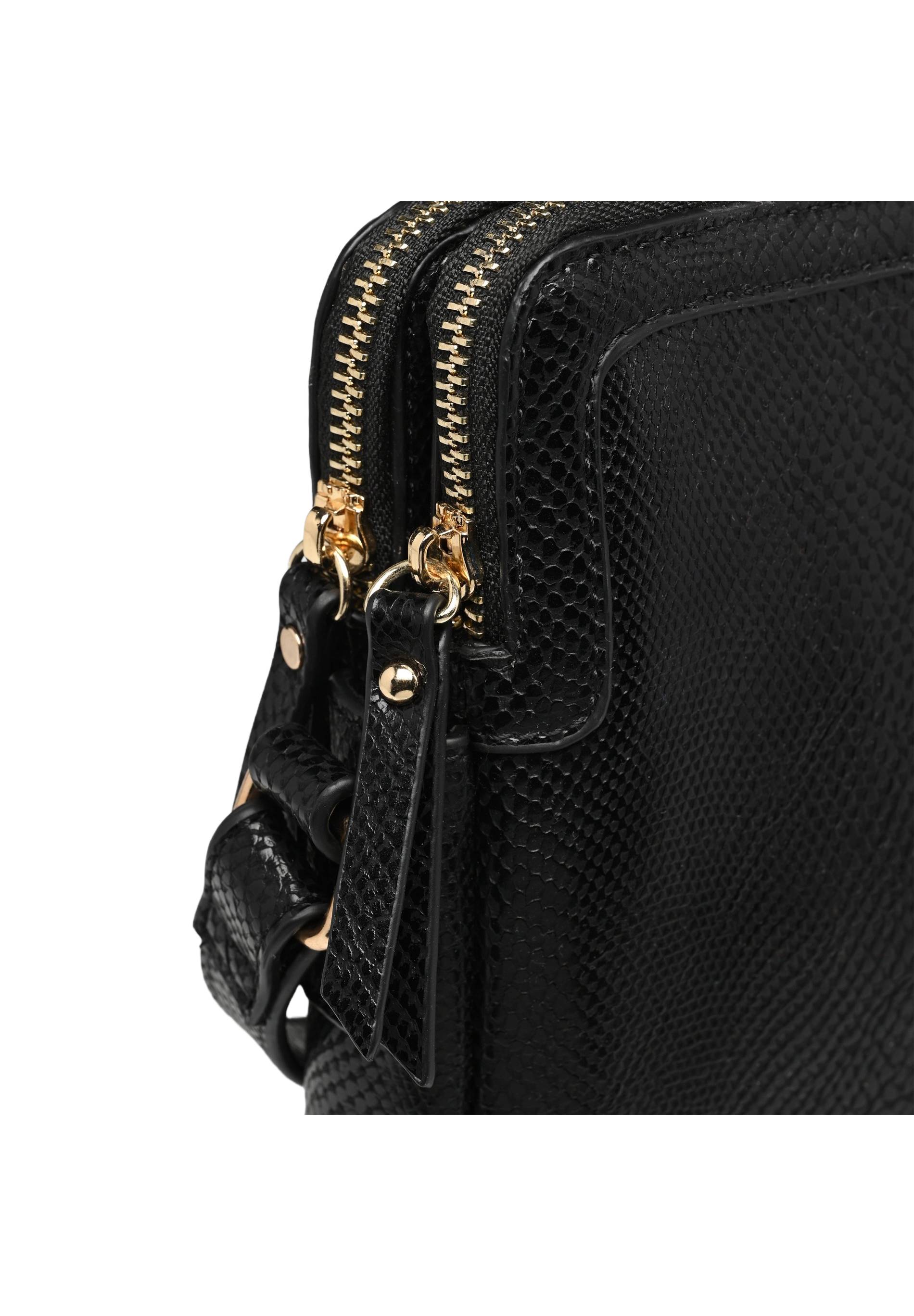 Sac porté travers double compartiment, Noir, large image number 5