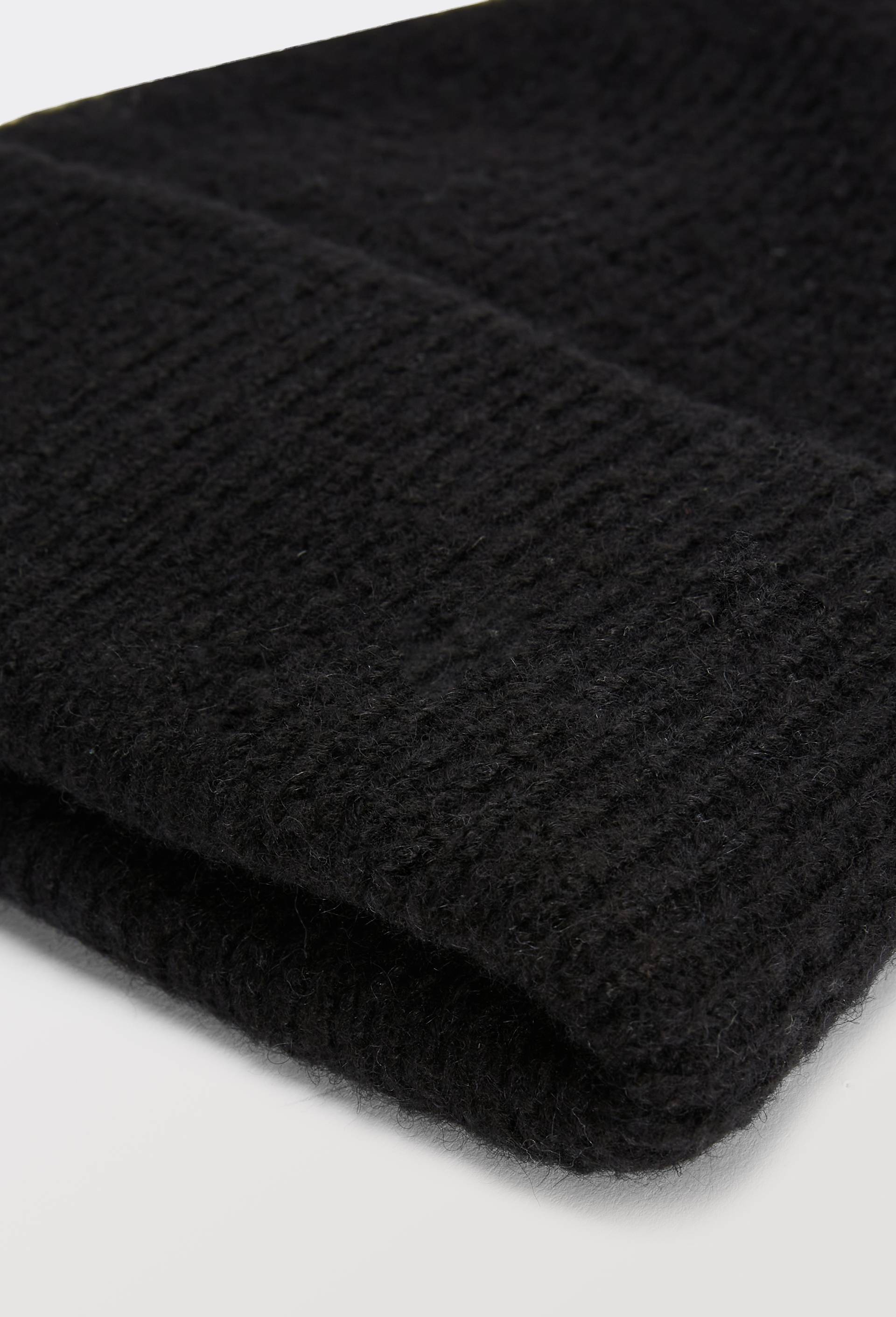 Bonnet &agrave; revers, Noir, large image number 1