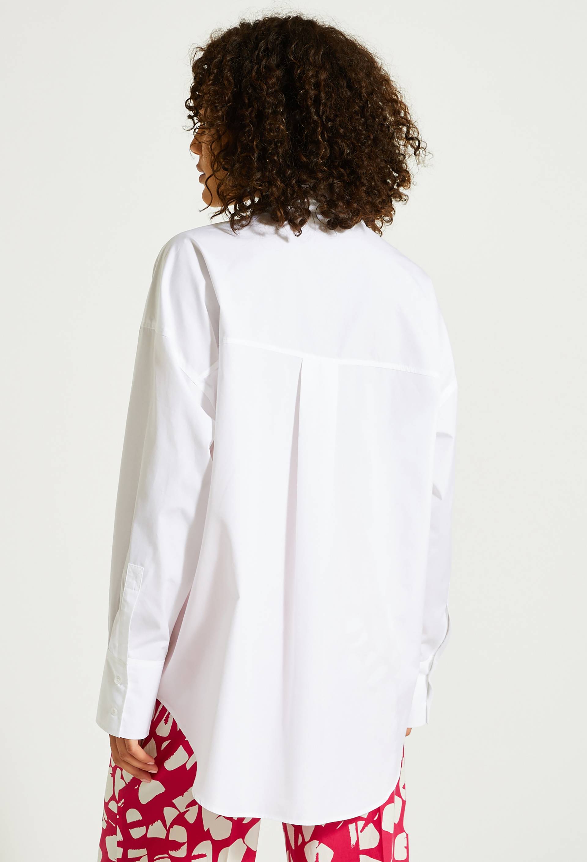 Chemise en popeline de coton, Blanc, large image number 1.0