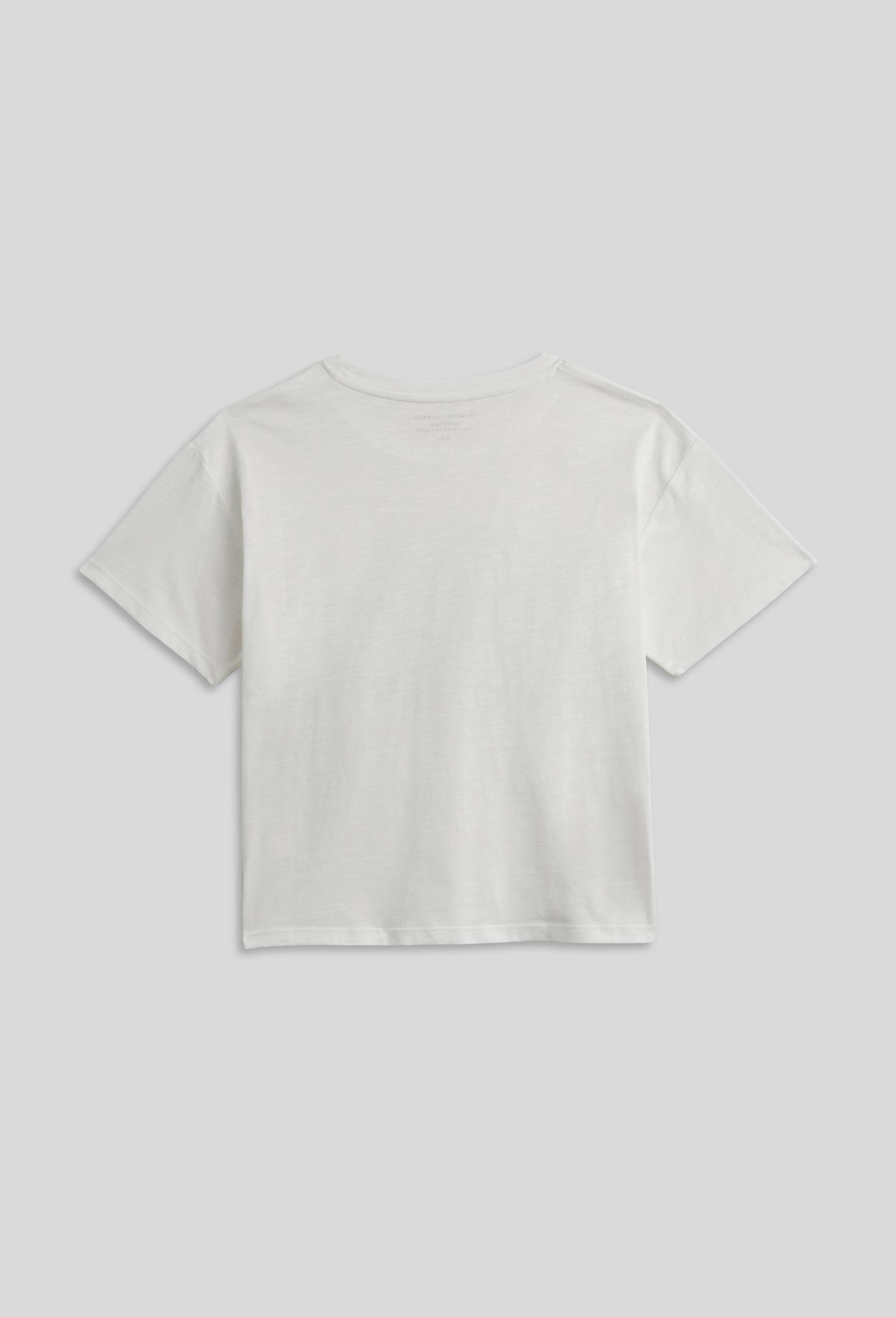T-shirt manches courtes à imprimé, Ecru, large image number 2
