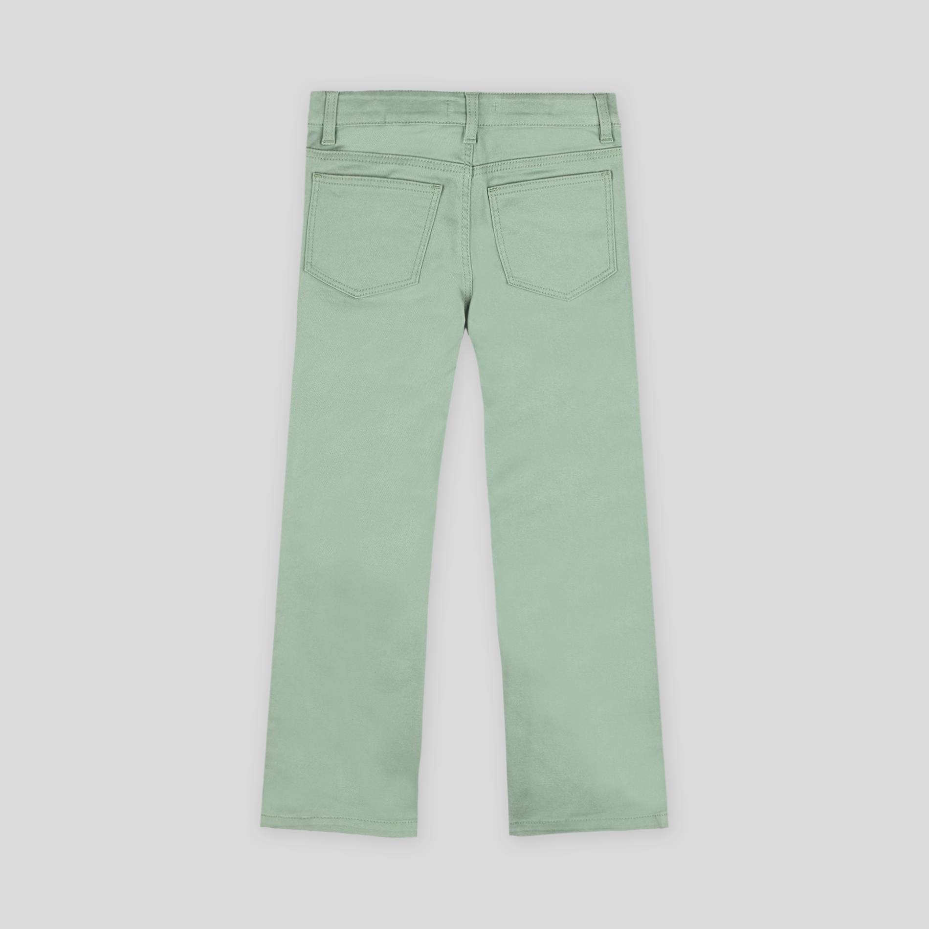 Pantalon flare, Vert, large image number 1
