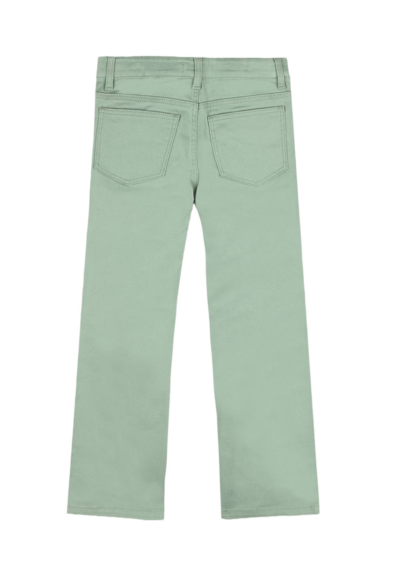 Pantalon flare, Vert, large image number 4