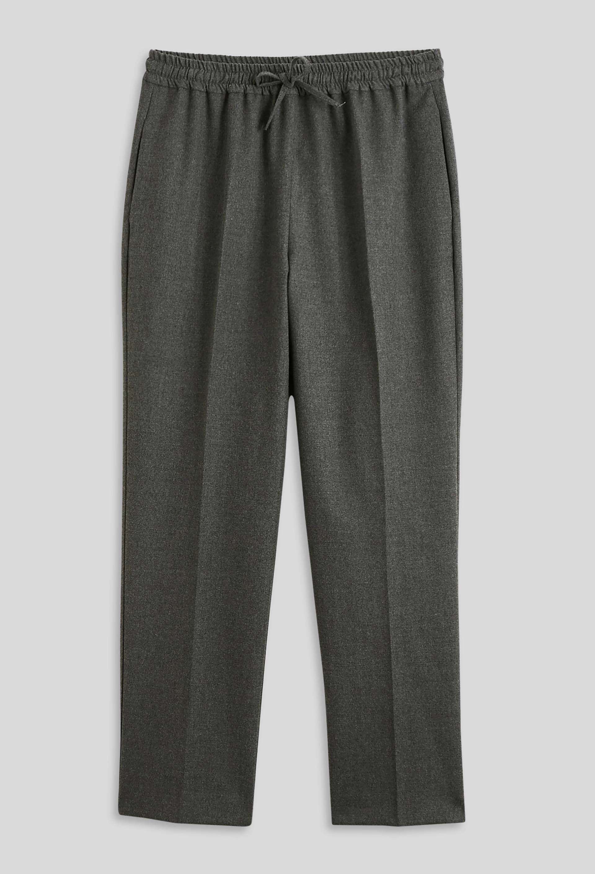 Pantalon taille élastiquée, Gris, large image number 2