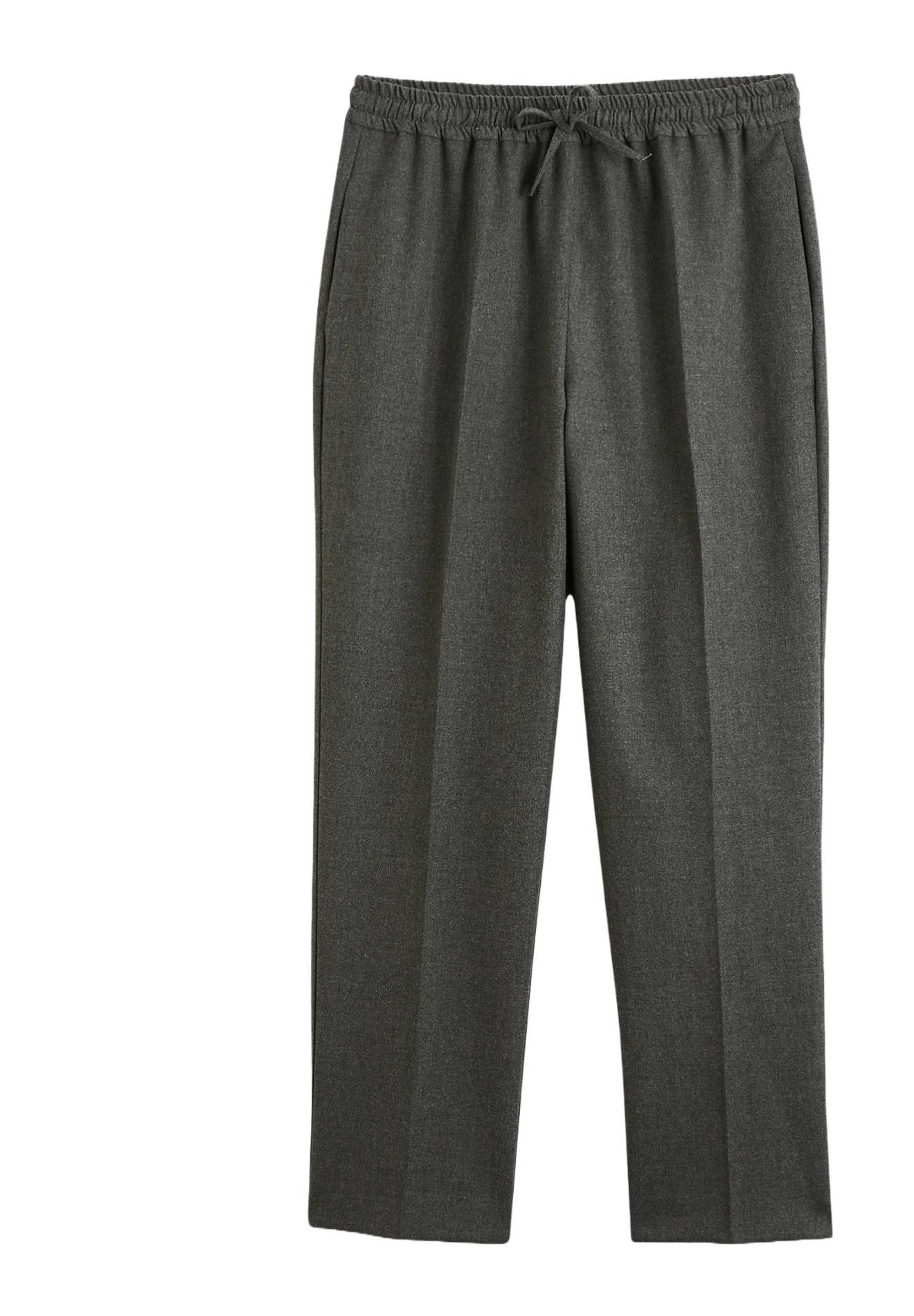 Pantalon taille élastiquée, Gris, large image number 5.0