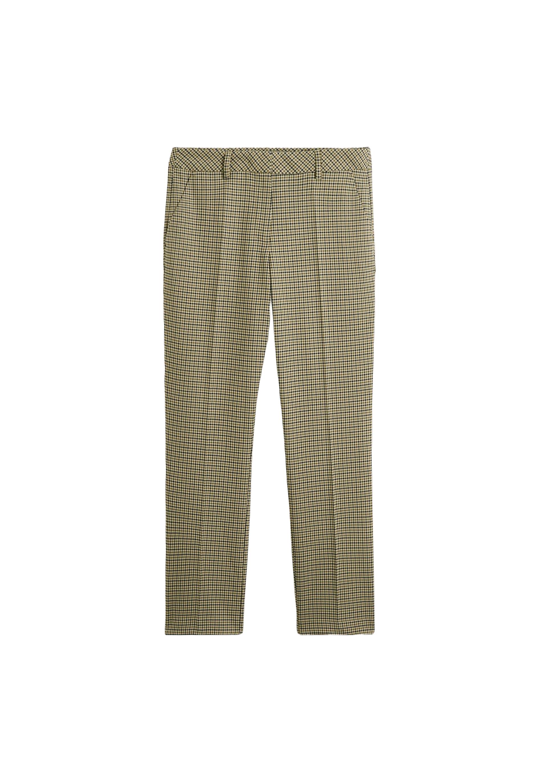 Pantalon droit à carreaux, Beige clair, large image number 5